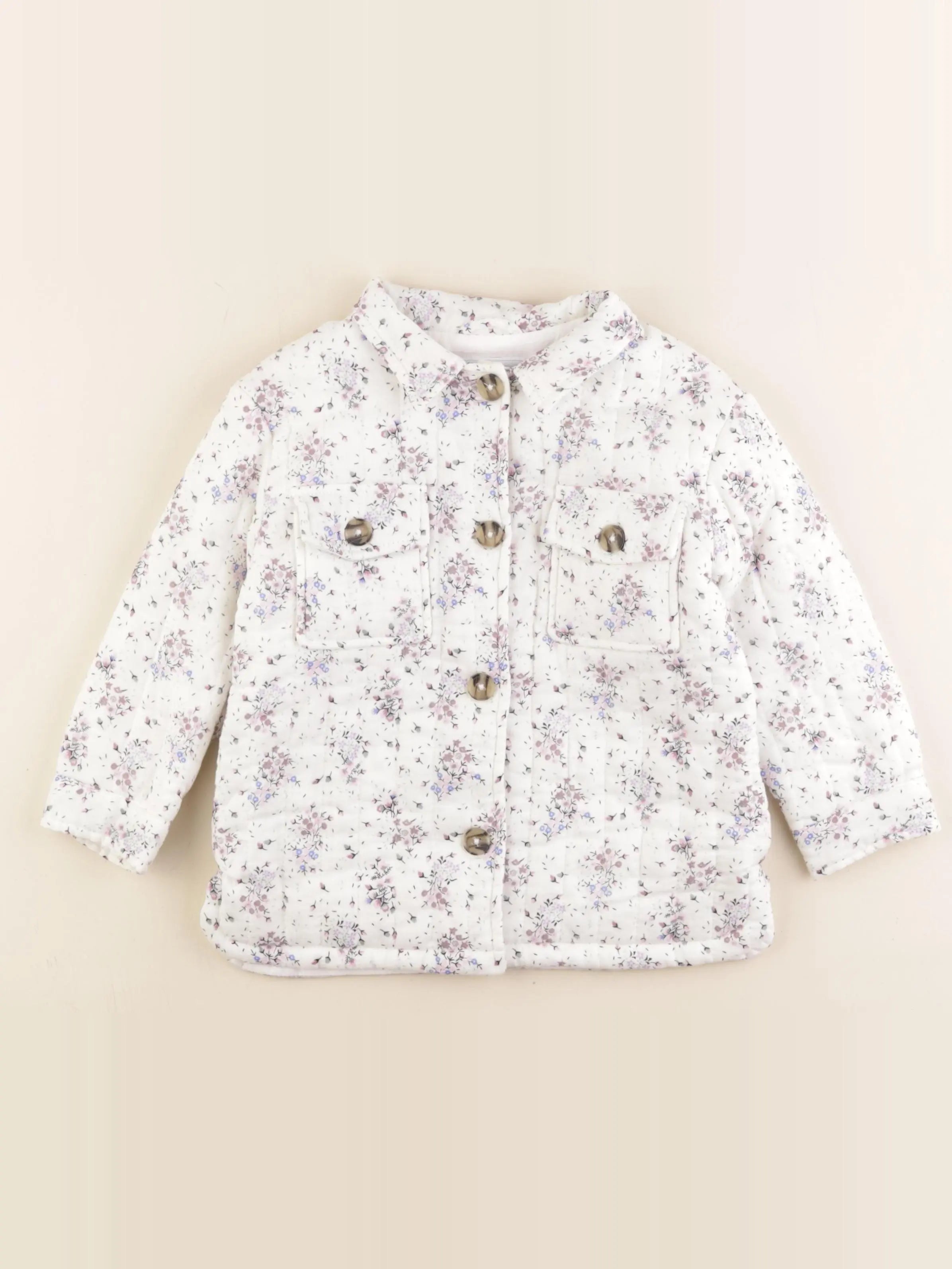 Vertbaudet - veste blanc - 4 ans