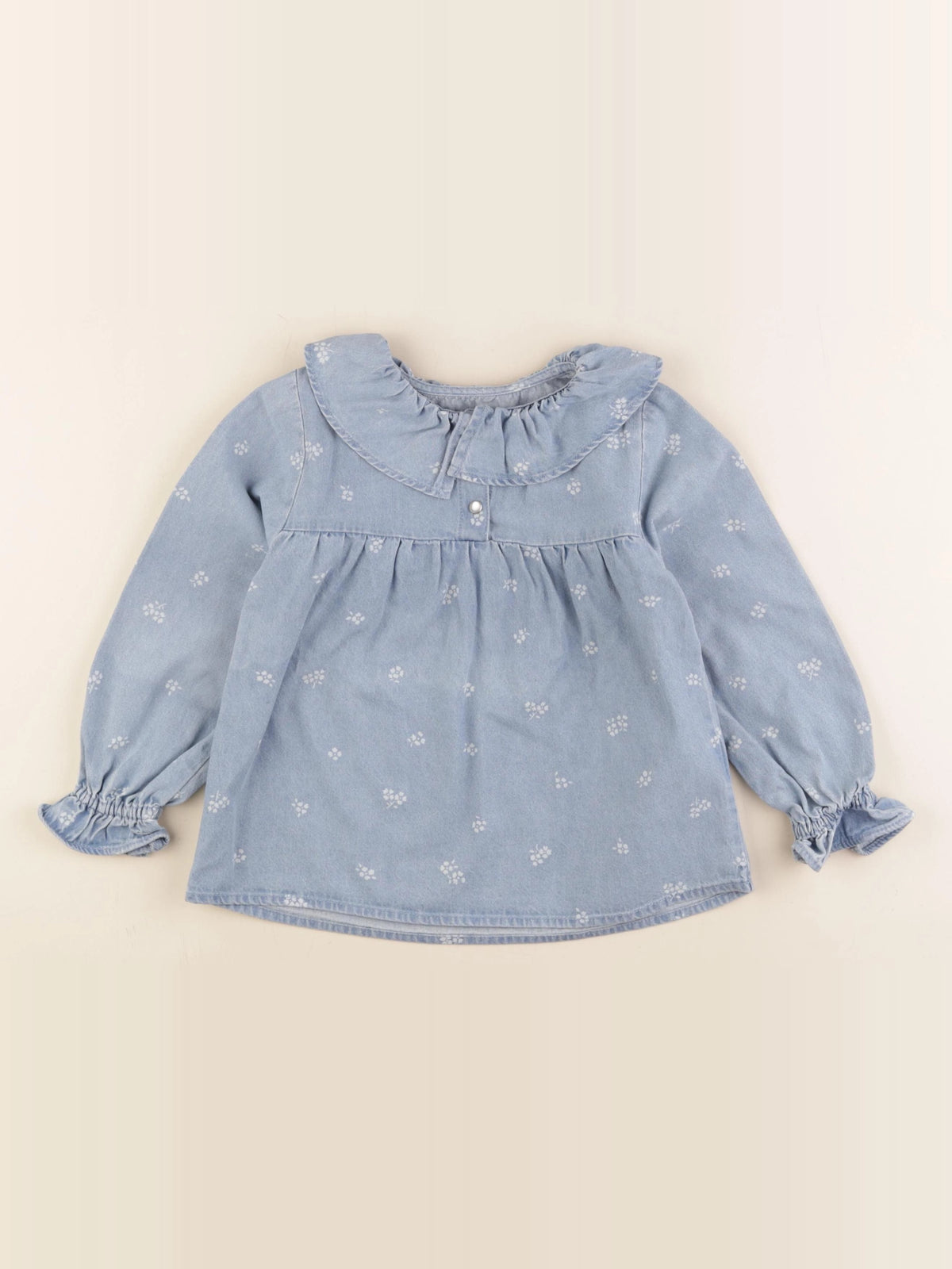 Vertbaudet - blouse bleu - 6 ans