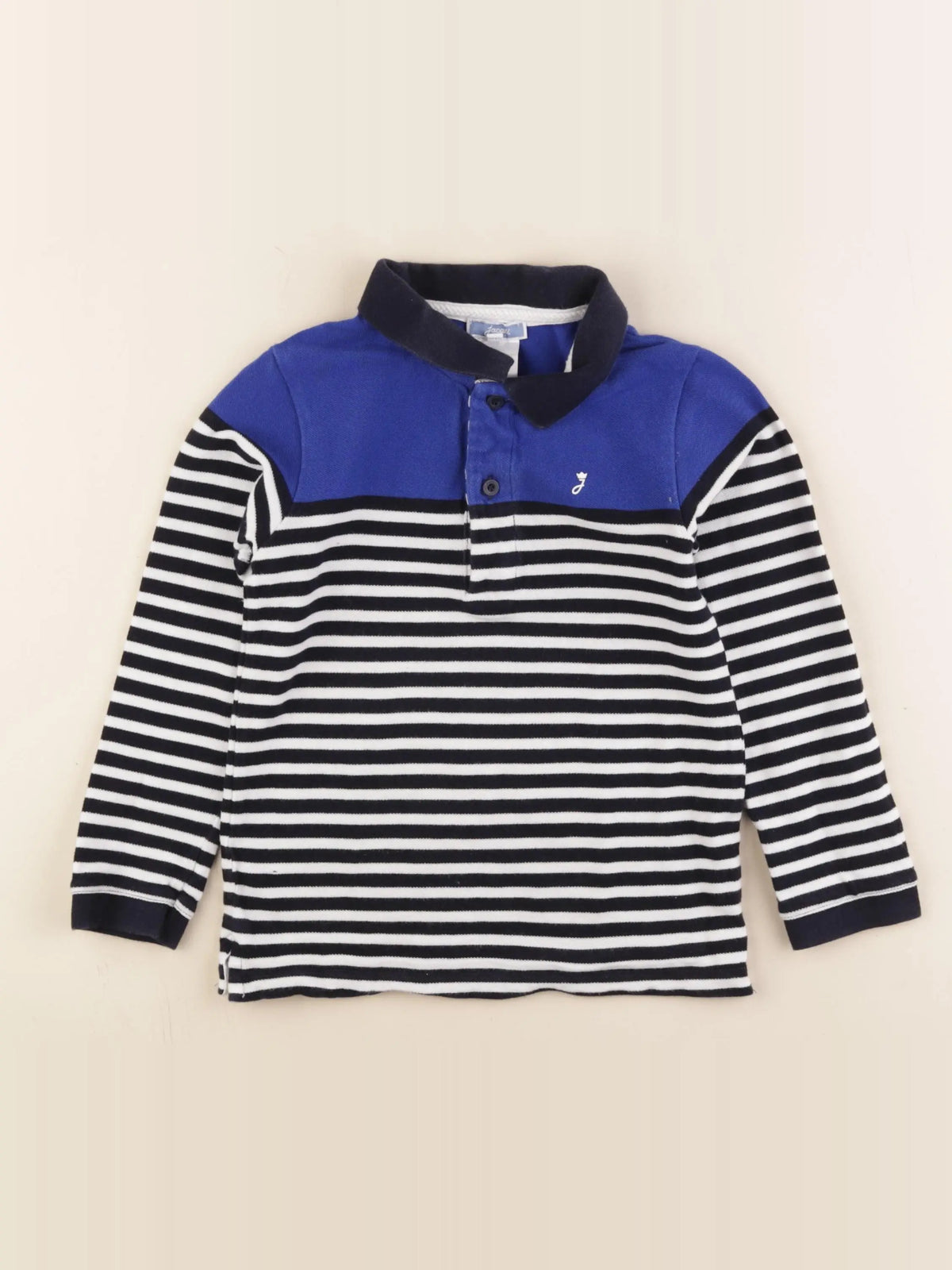 Jacadi - polo bleu - 7 ans