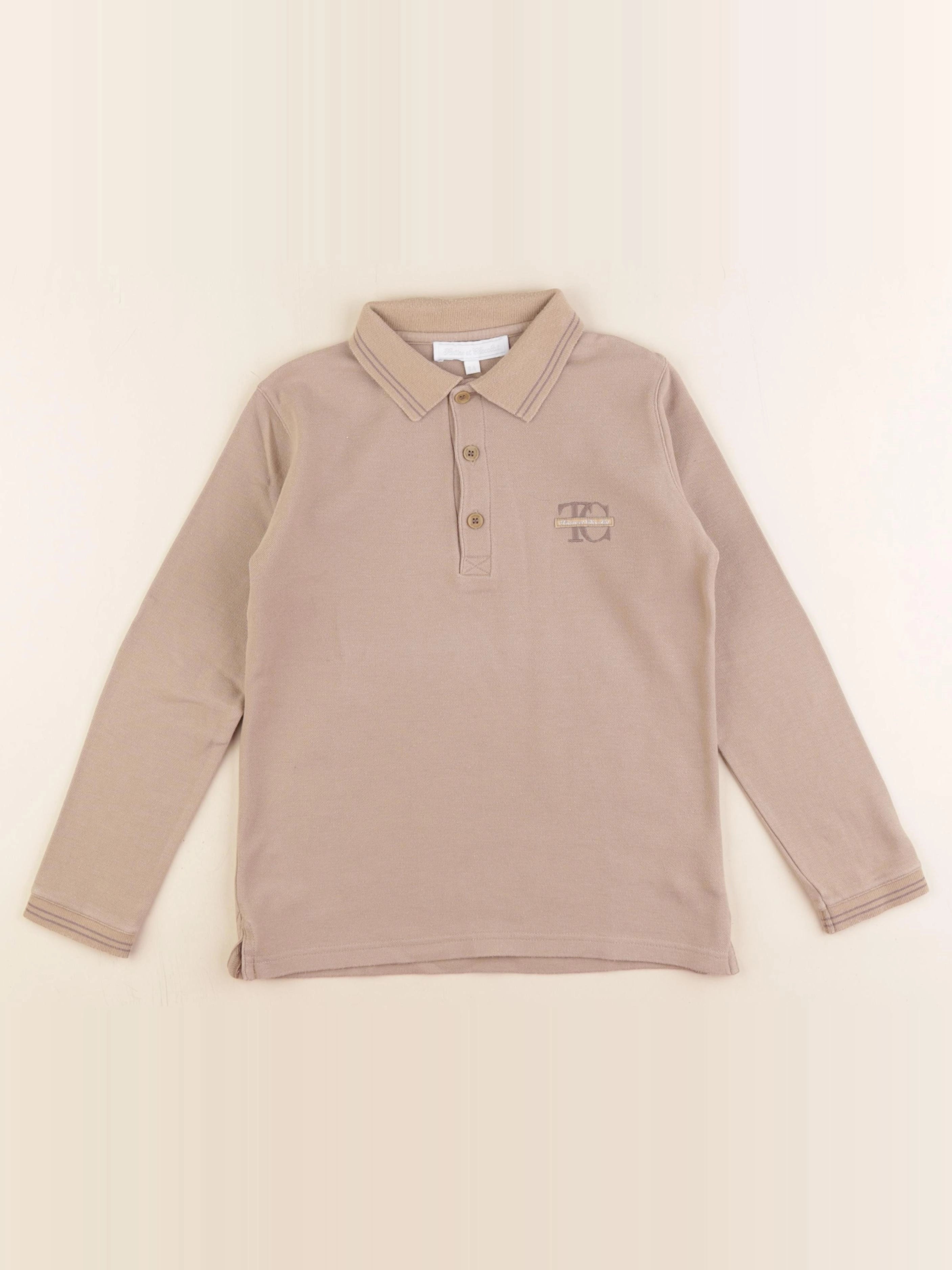 Jacadi - polo marron - 8 ans