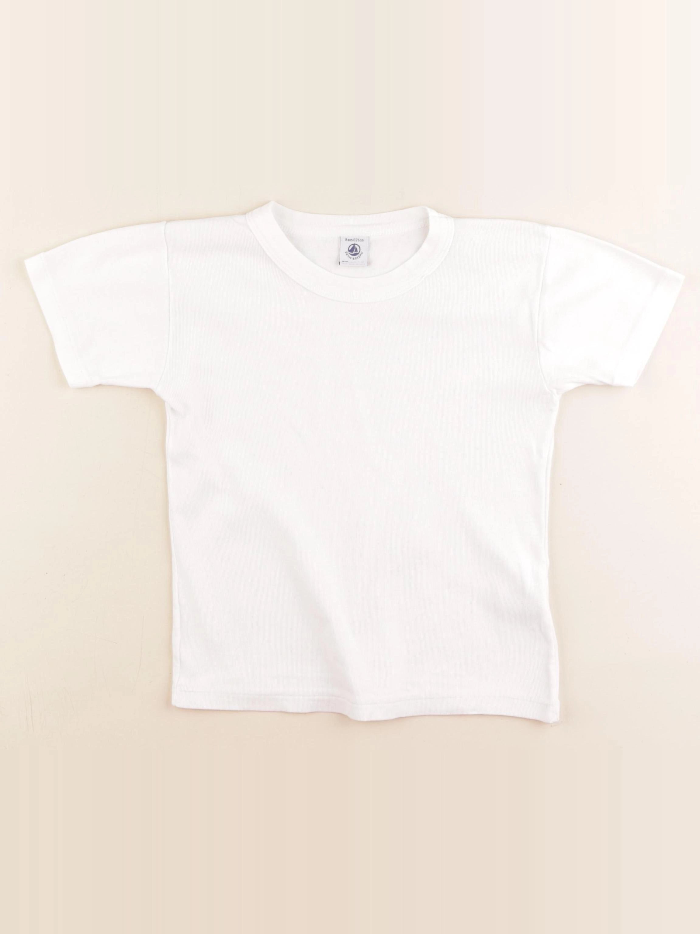 Petit Bateau - maillot de corps blanc - 8 ans