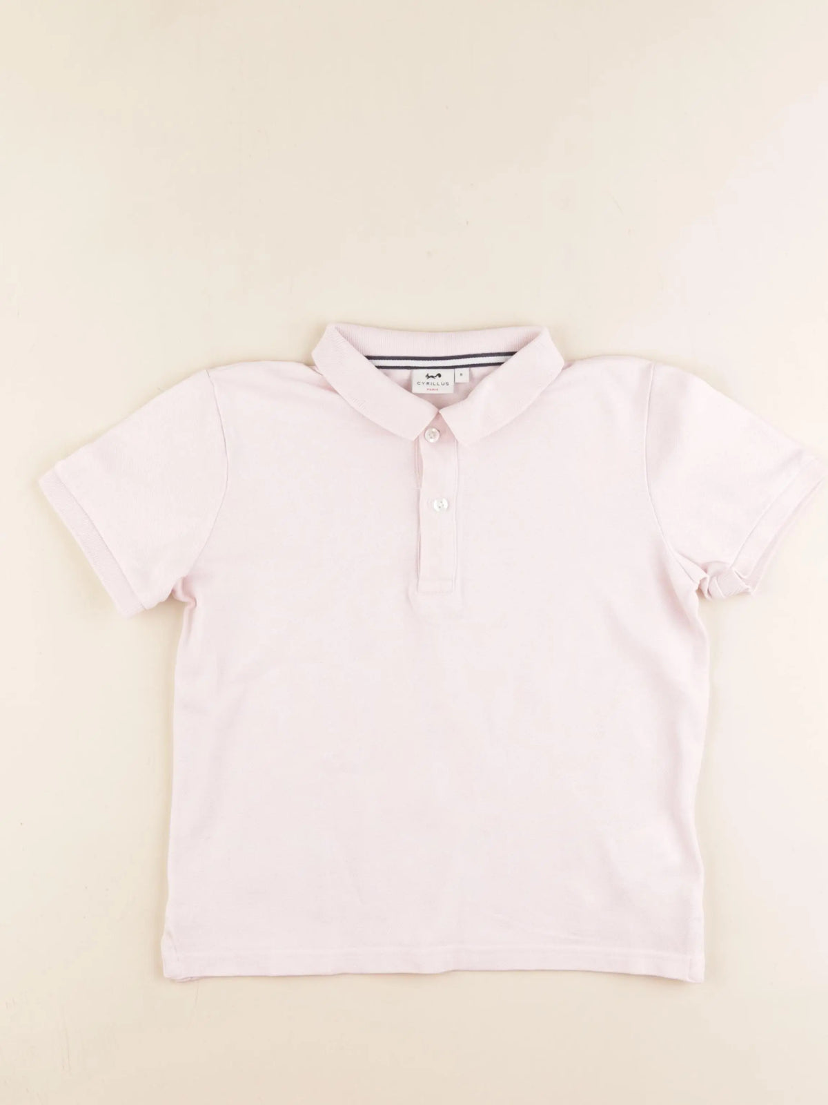 Cyrillus - polo rose - 8 ans