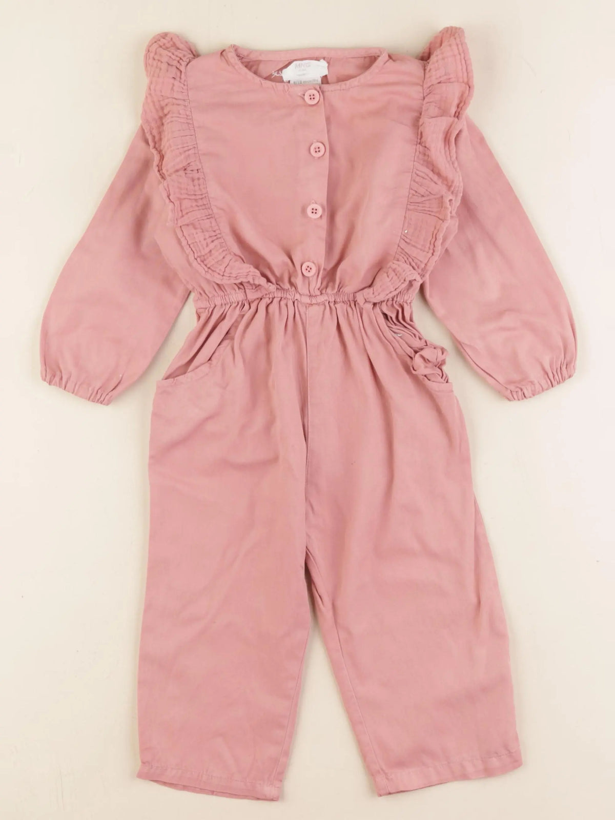 Mango - combinaison rose - 9/12 mois