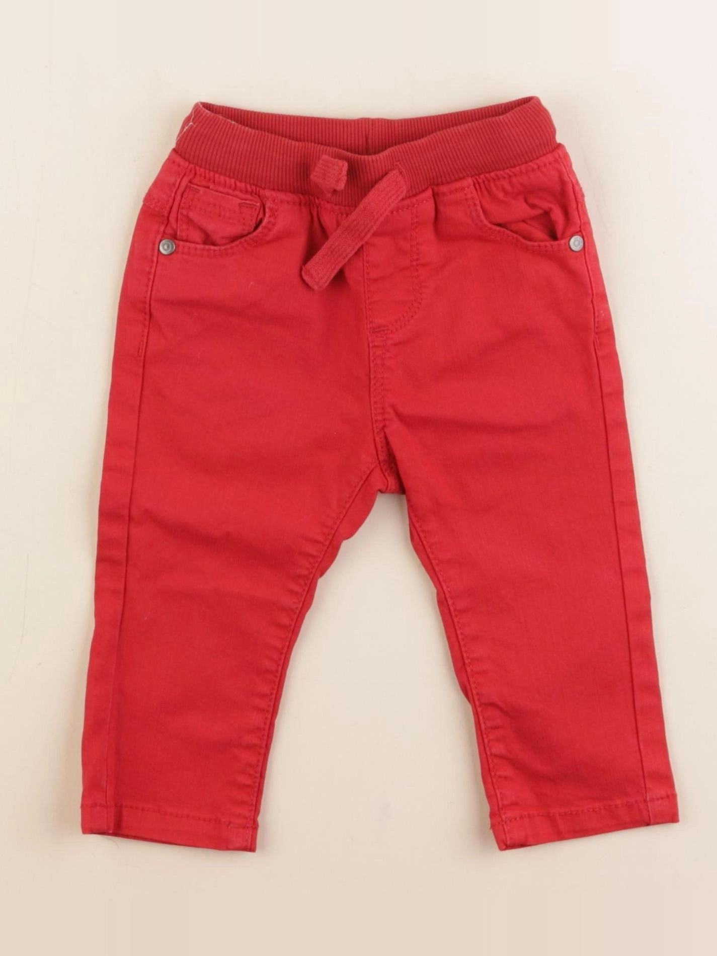 Tape à l'oeil - jegging rouge - 9 mois
