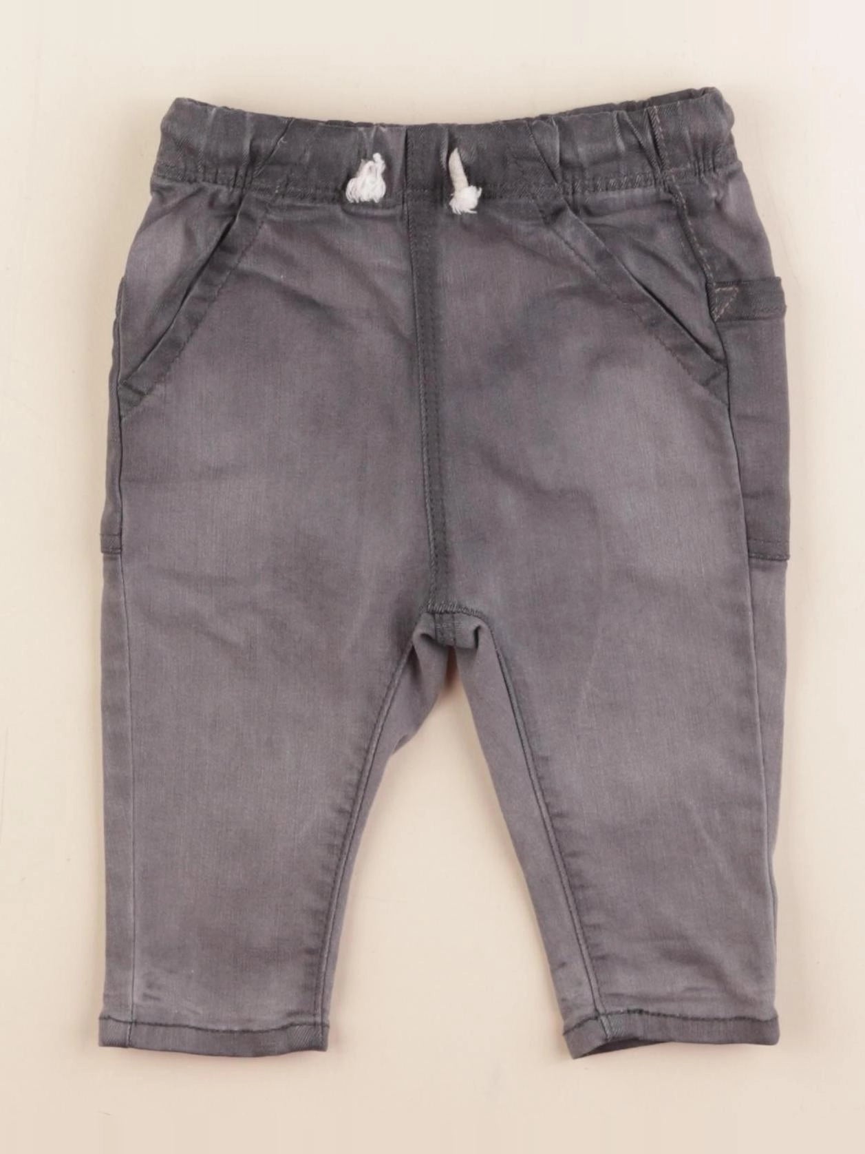 Zara - jegging gris - 3/6 mois
