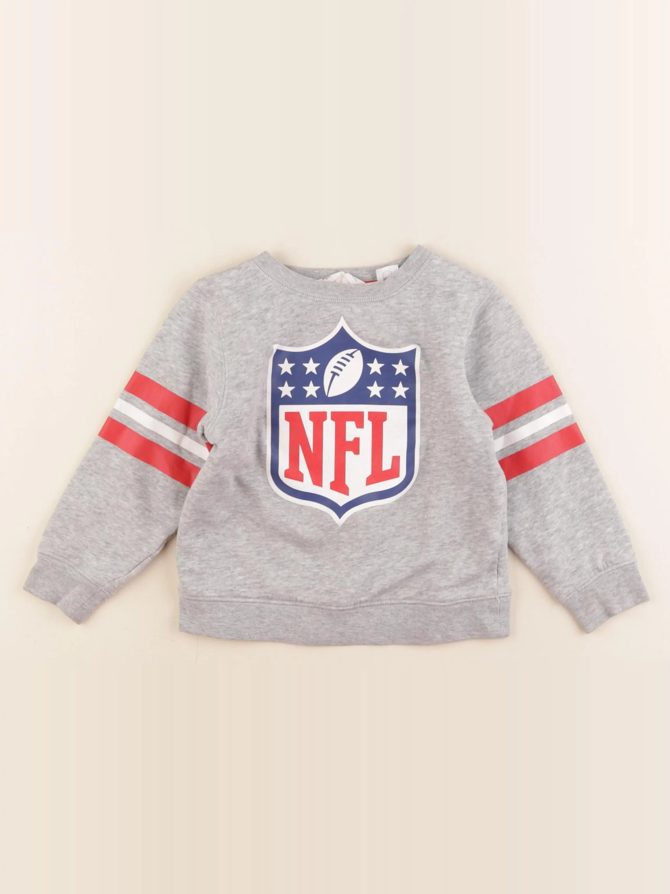 H&M - sweat gris - 2/4 ans