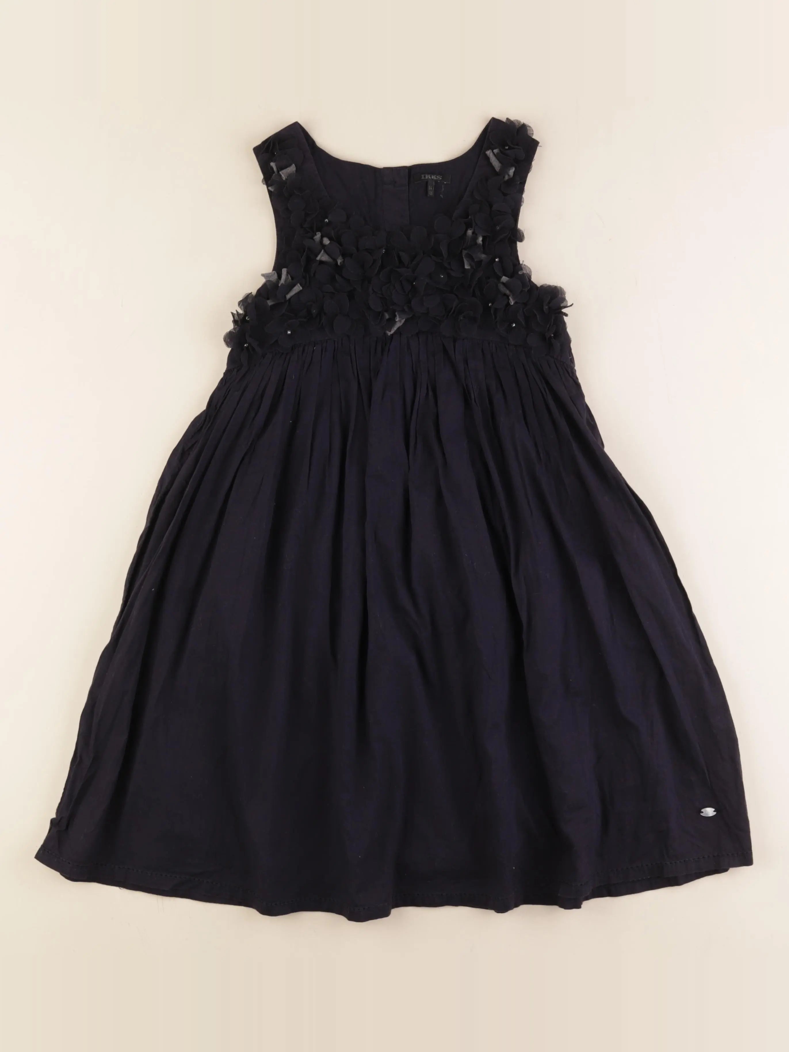 IKKS - robe noir - 8 ans