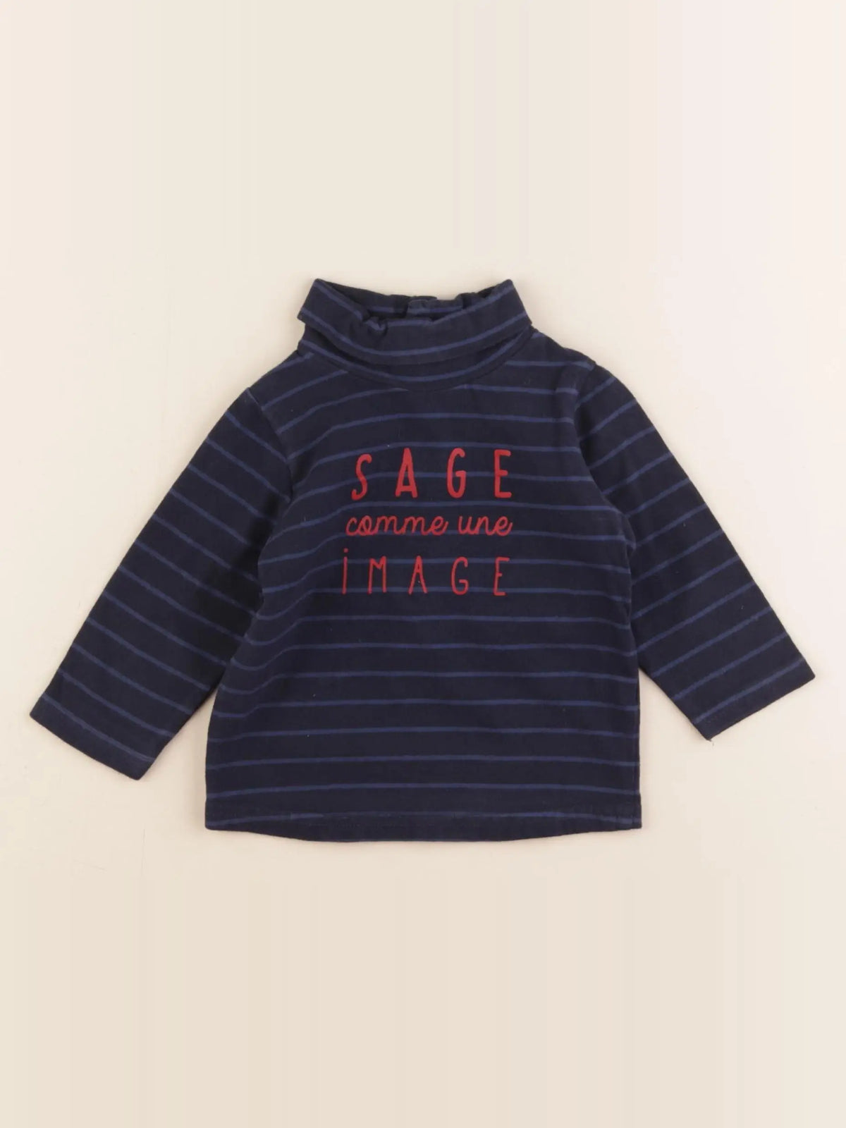 Tape à l'oeil - sous-pull bleu - 9 mois