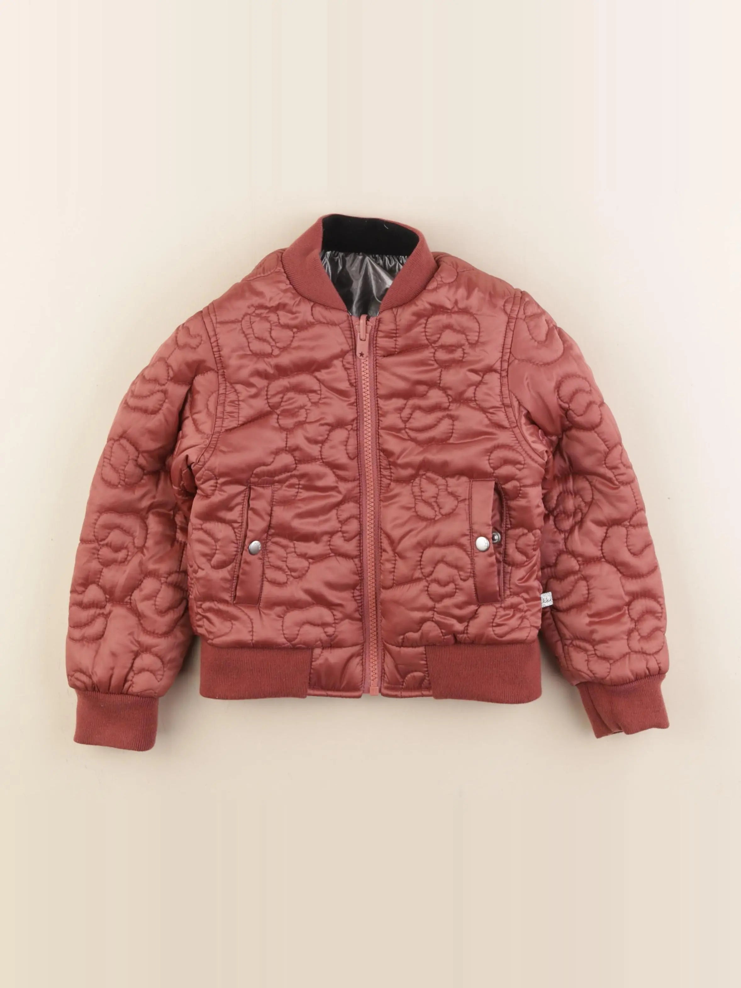 IKKS - doudoune réversible argent, rose - 4 ans