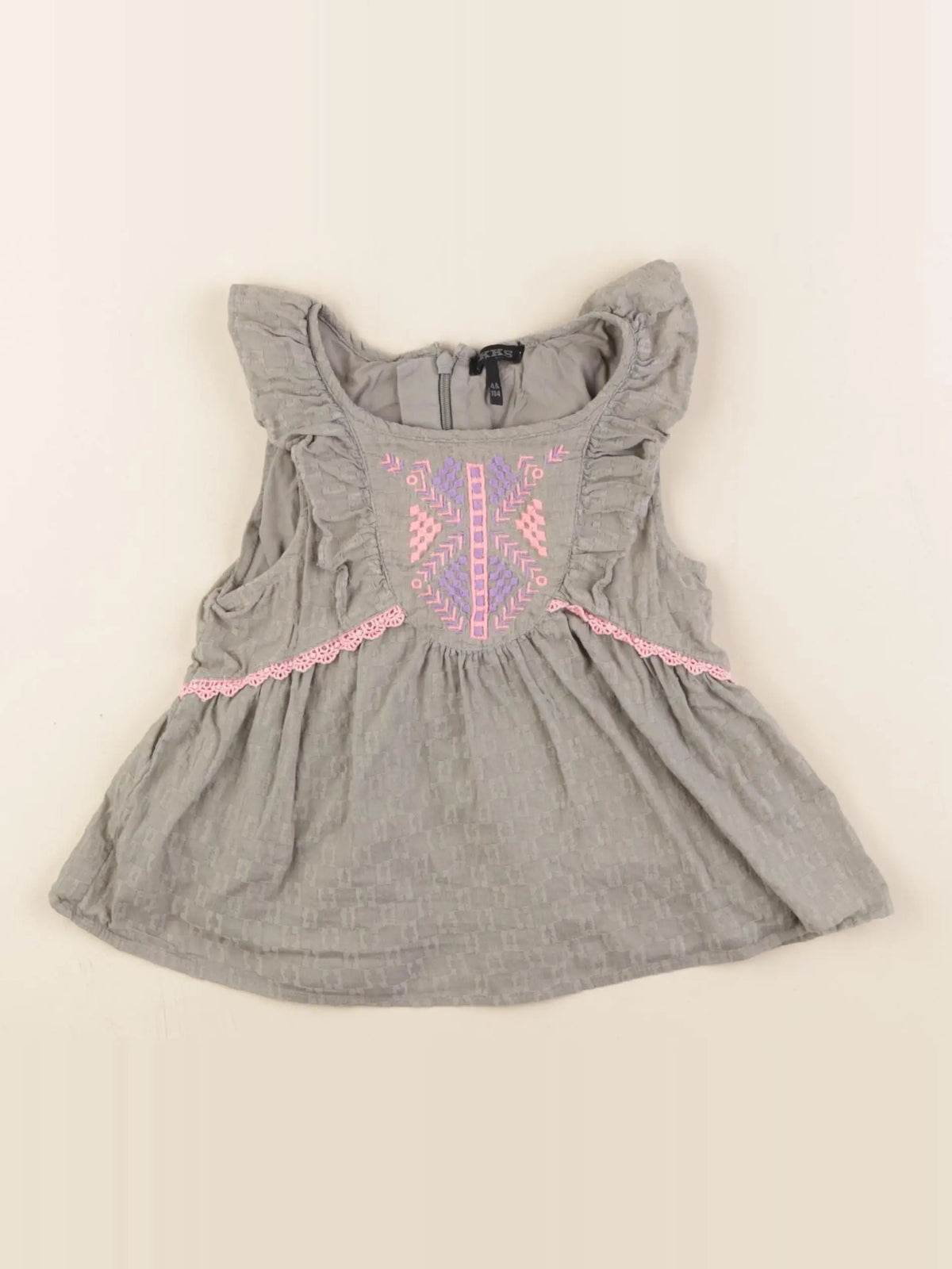 IKKS - blouse vert - 4 ans