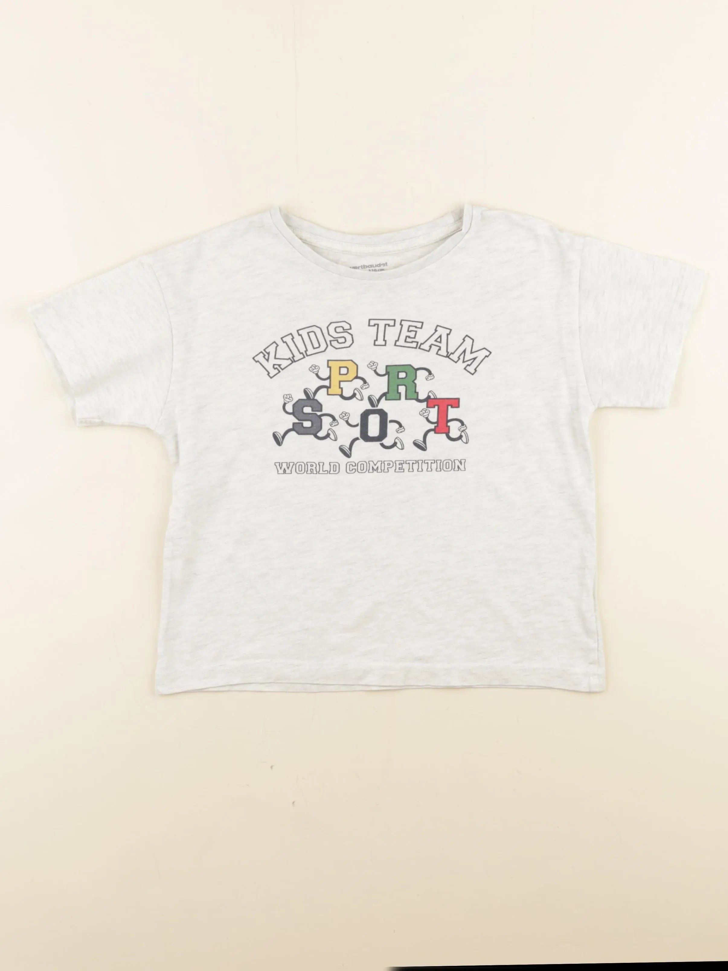 Vertbaudet - tee-shirt gris - 5 ans