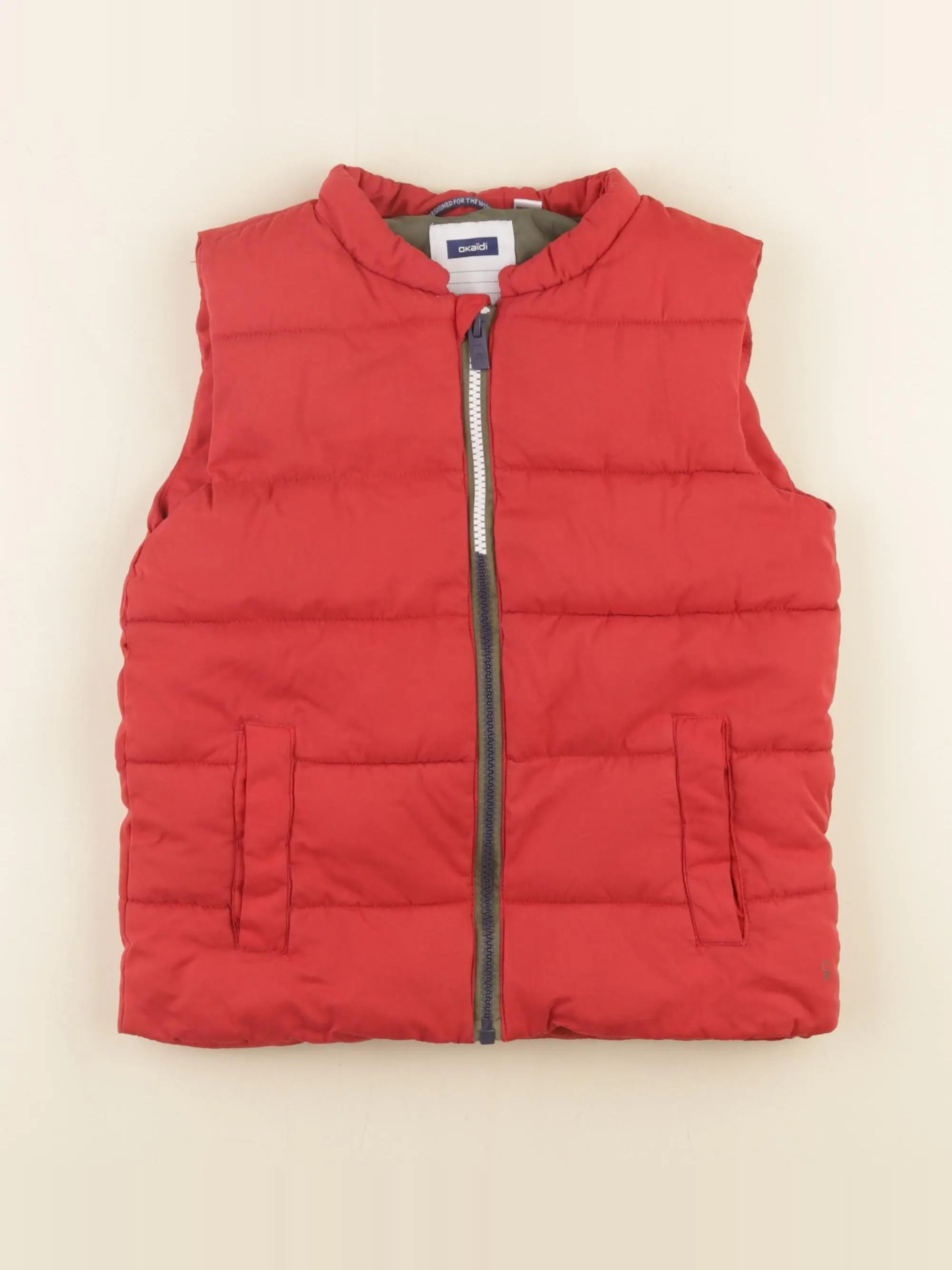 Okaidi - doudoune rouge - 8 ans
