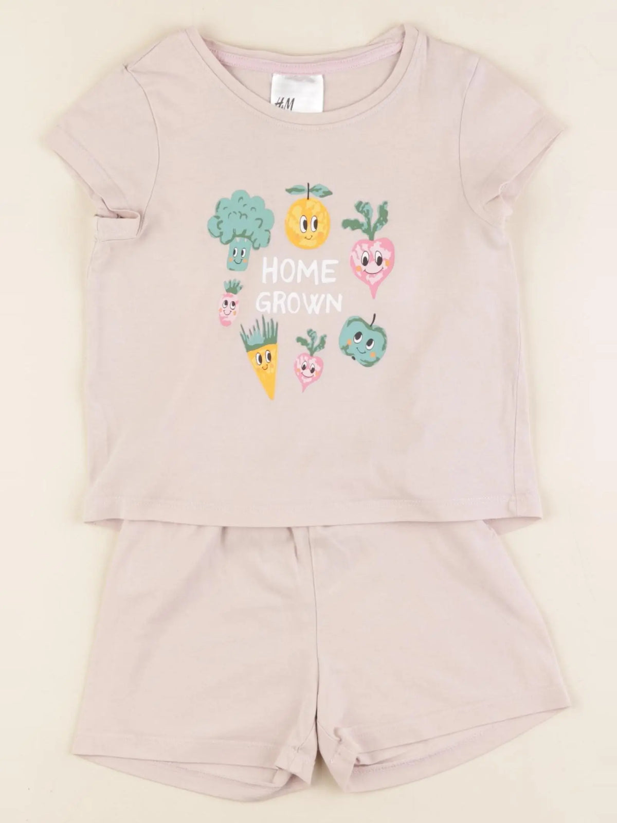 H&M - pyjama coton beige - 18/24 mois