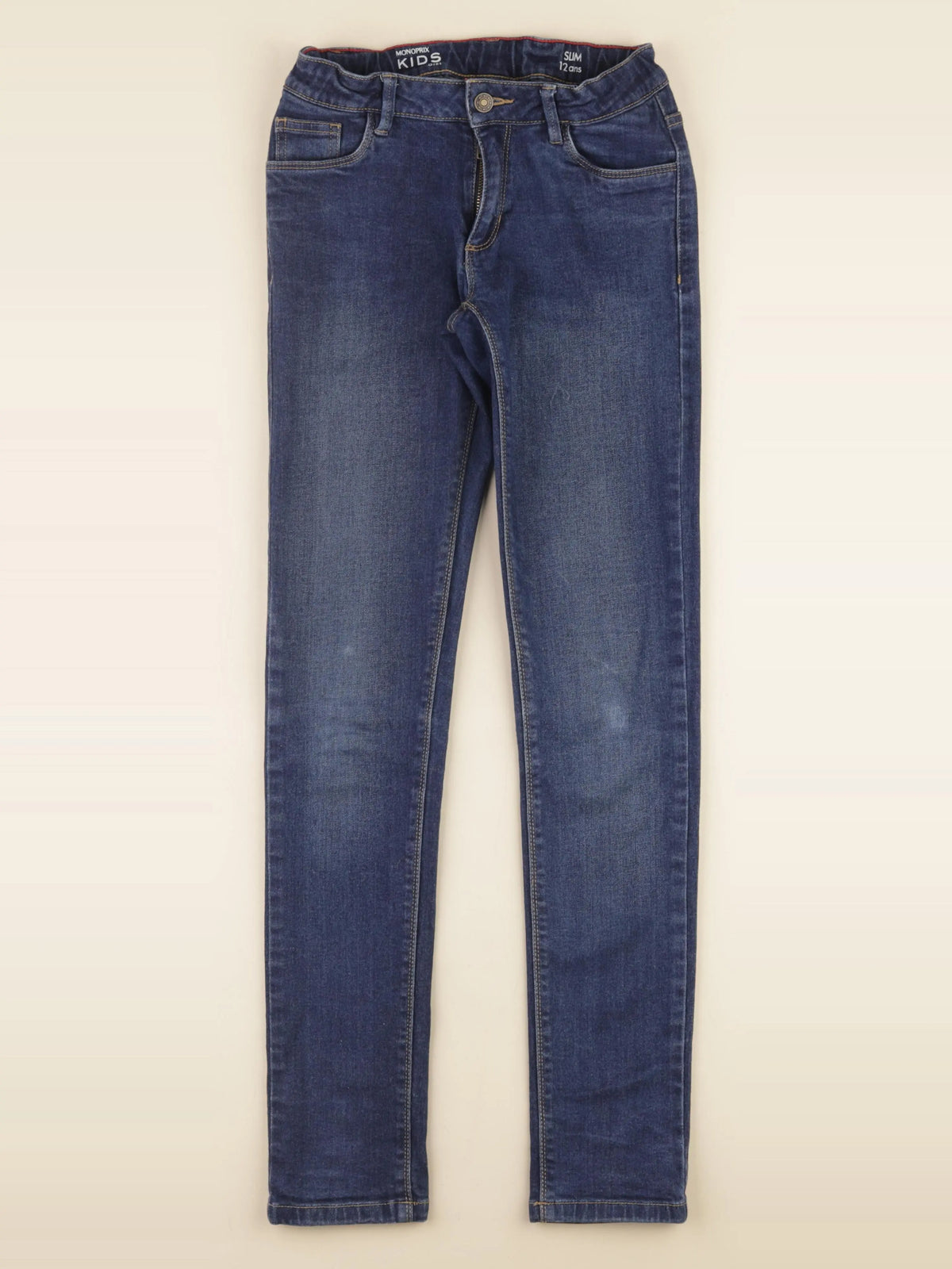 Monoprix - jean bleu - 12 ans