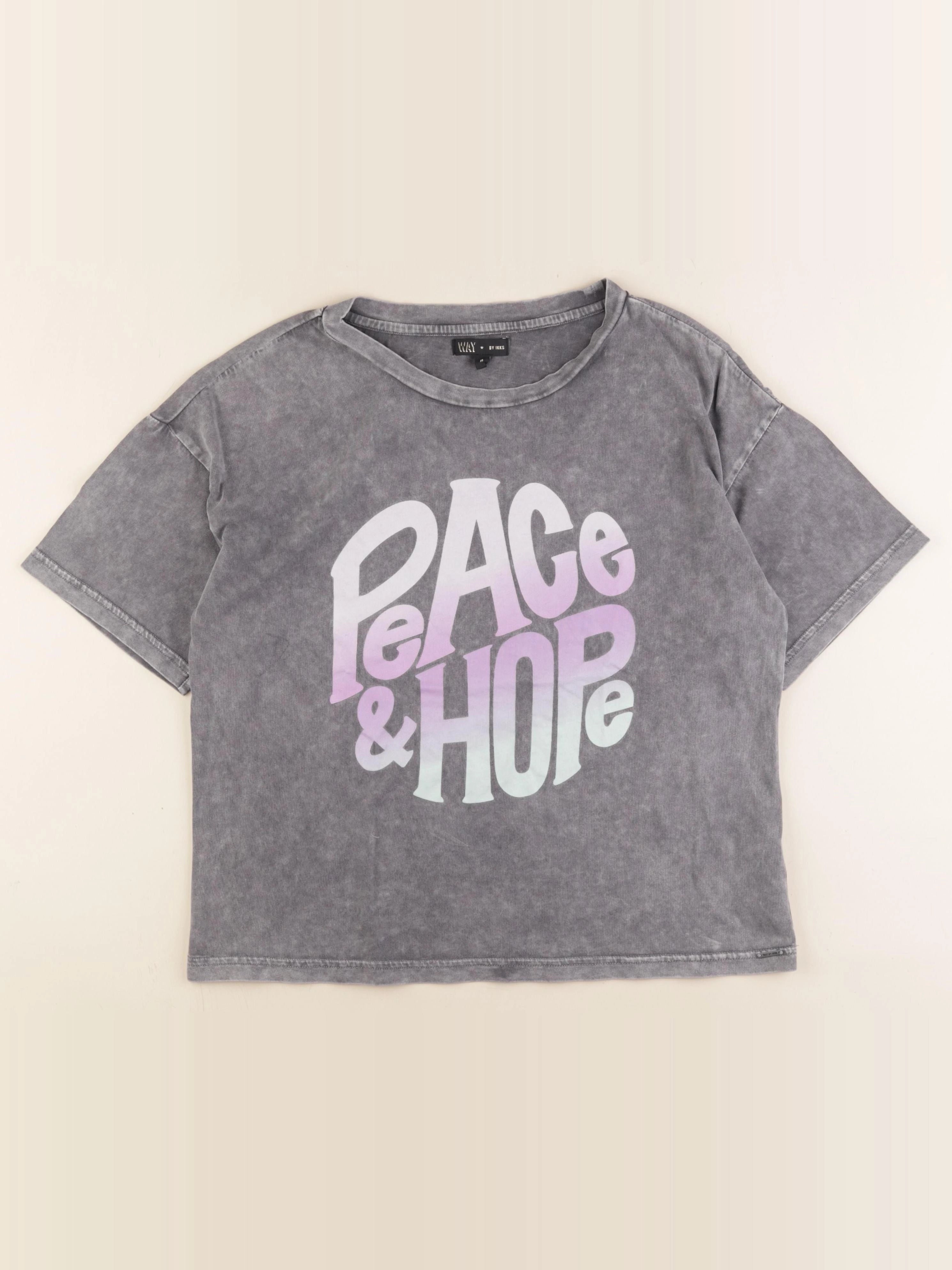 IKKS - tee-shirt gris - 16 ans