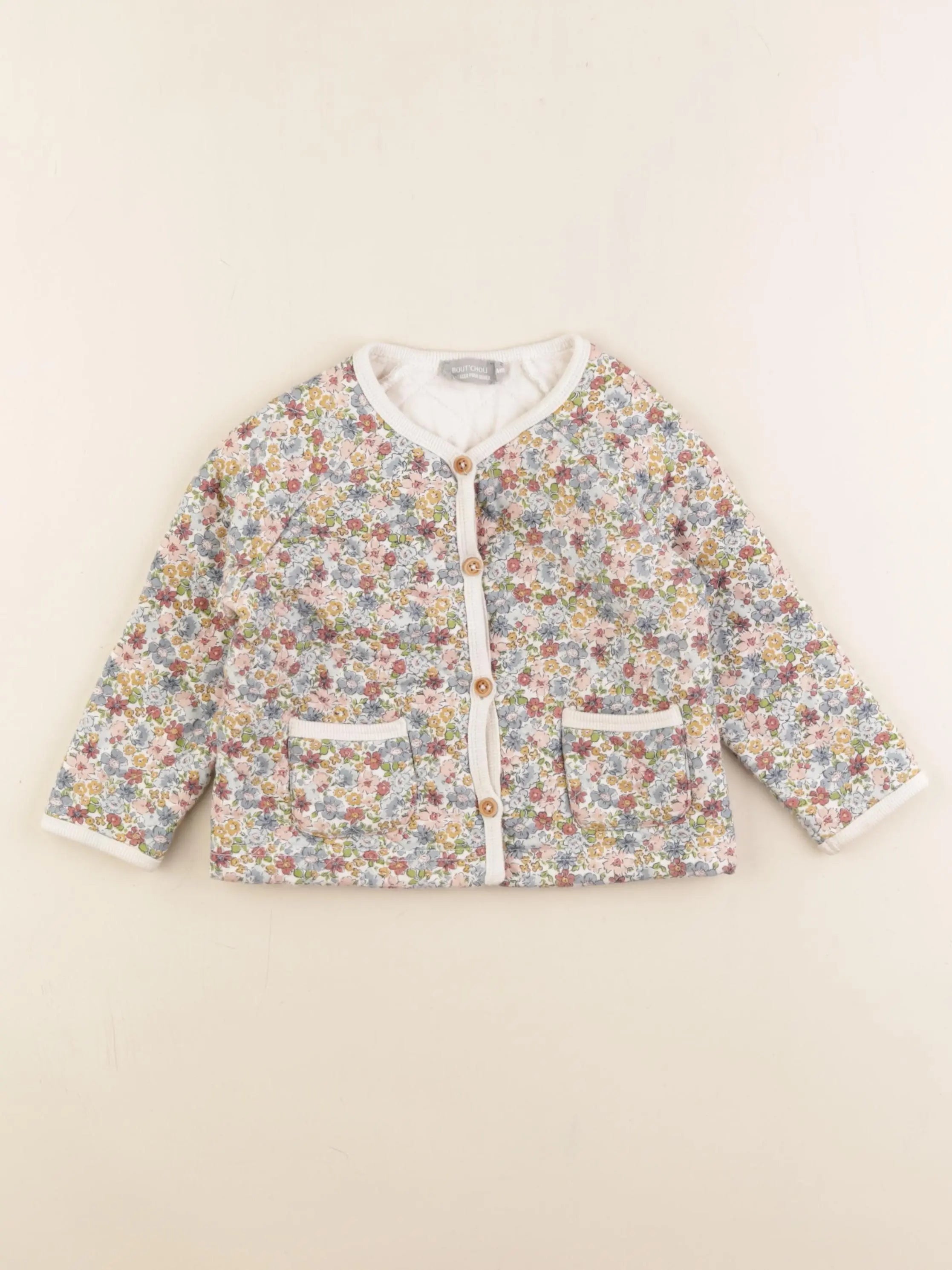 Boutchou - veste multicolore - 24 mois