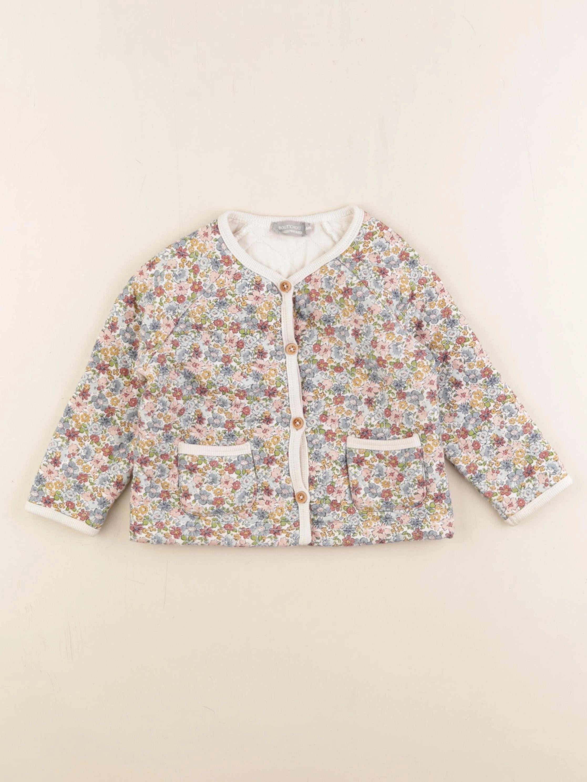 Boutchou - veste multicolore - 24 mois
