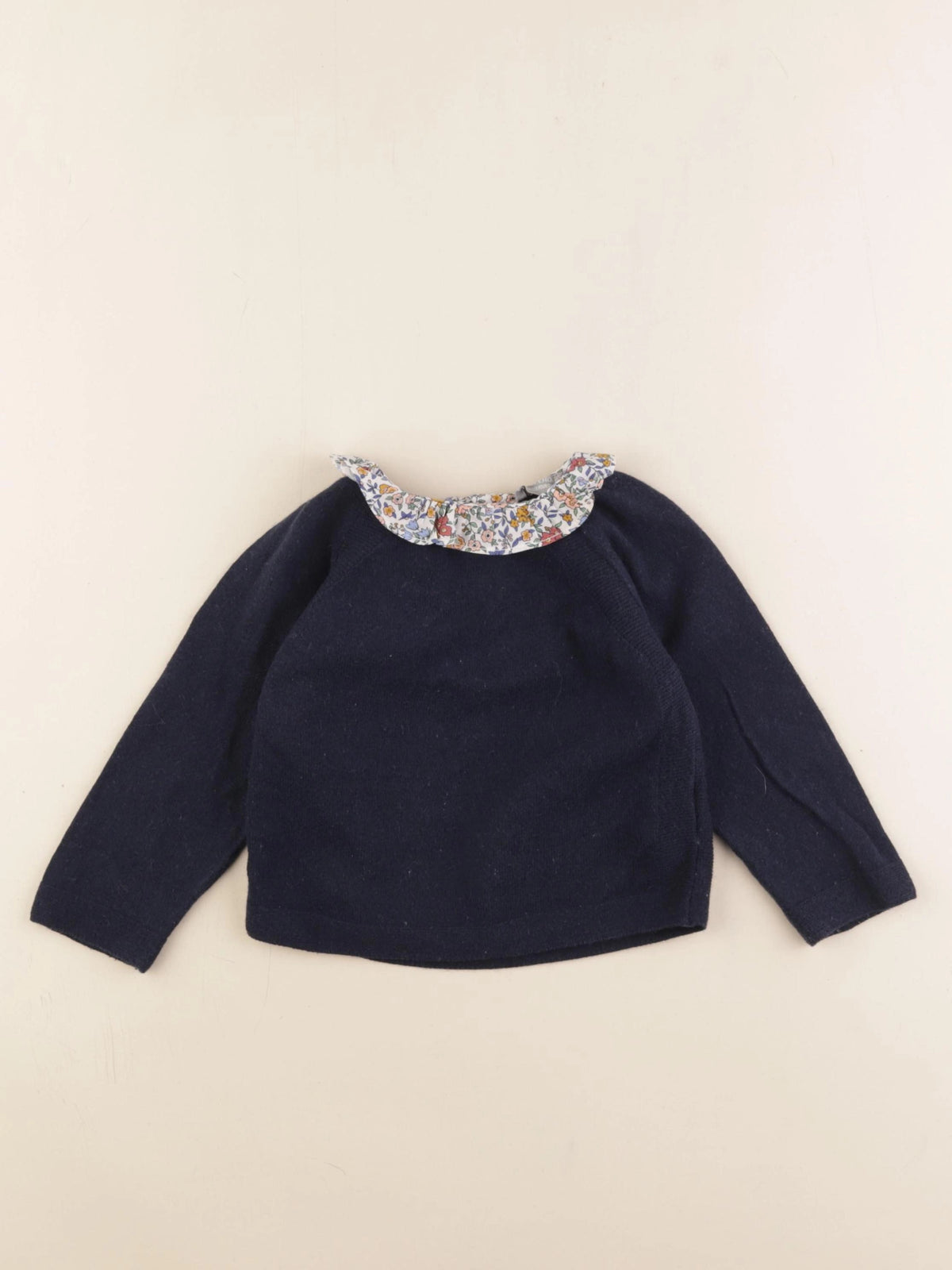 Boutchou - pull bleu, multicolore - 24 mois