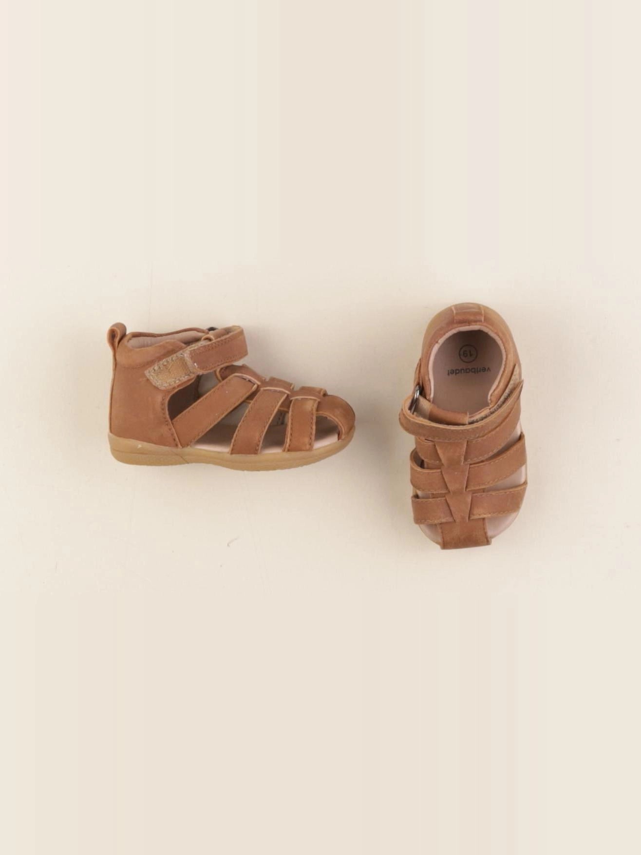 Vertbaudet - sandales marron - pointure 19