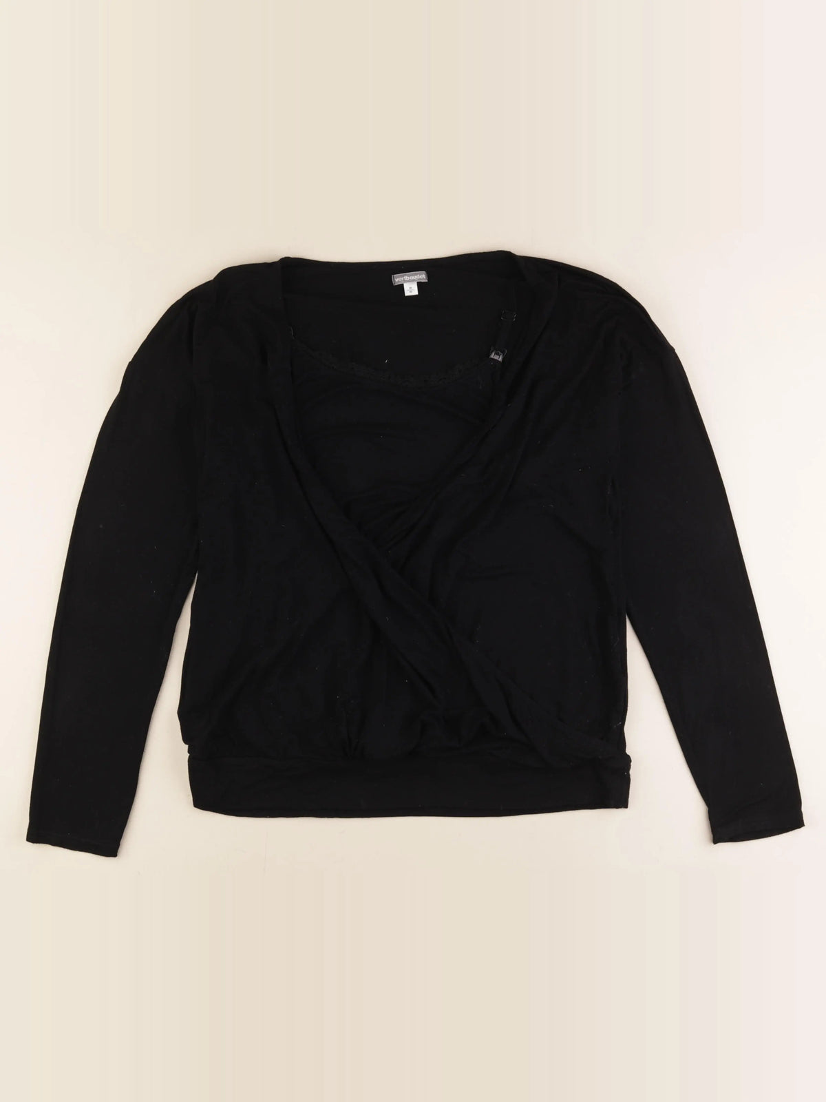 Vertbaudet - tee-shirt allaitement noir - 38 à 40