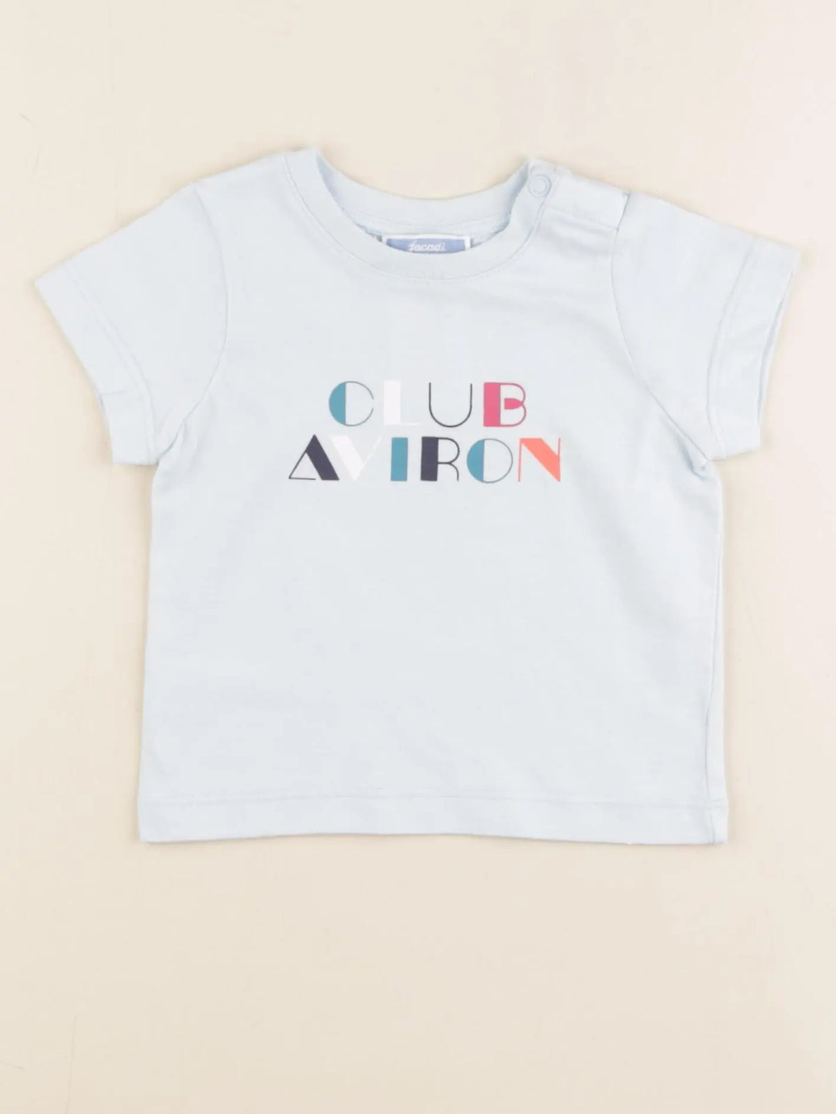 Jacadi - tee-shirt bleu - 6 mois
