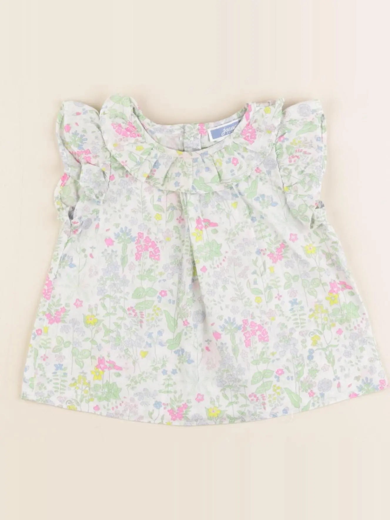 Jacadi - blouse liberty multicolore - 6 mois