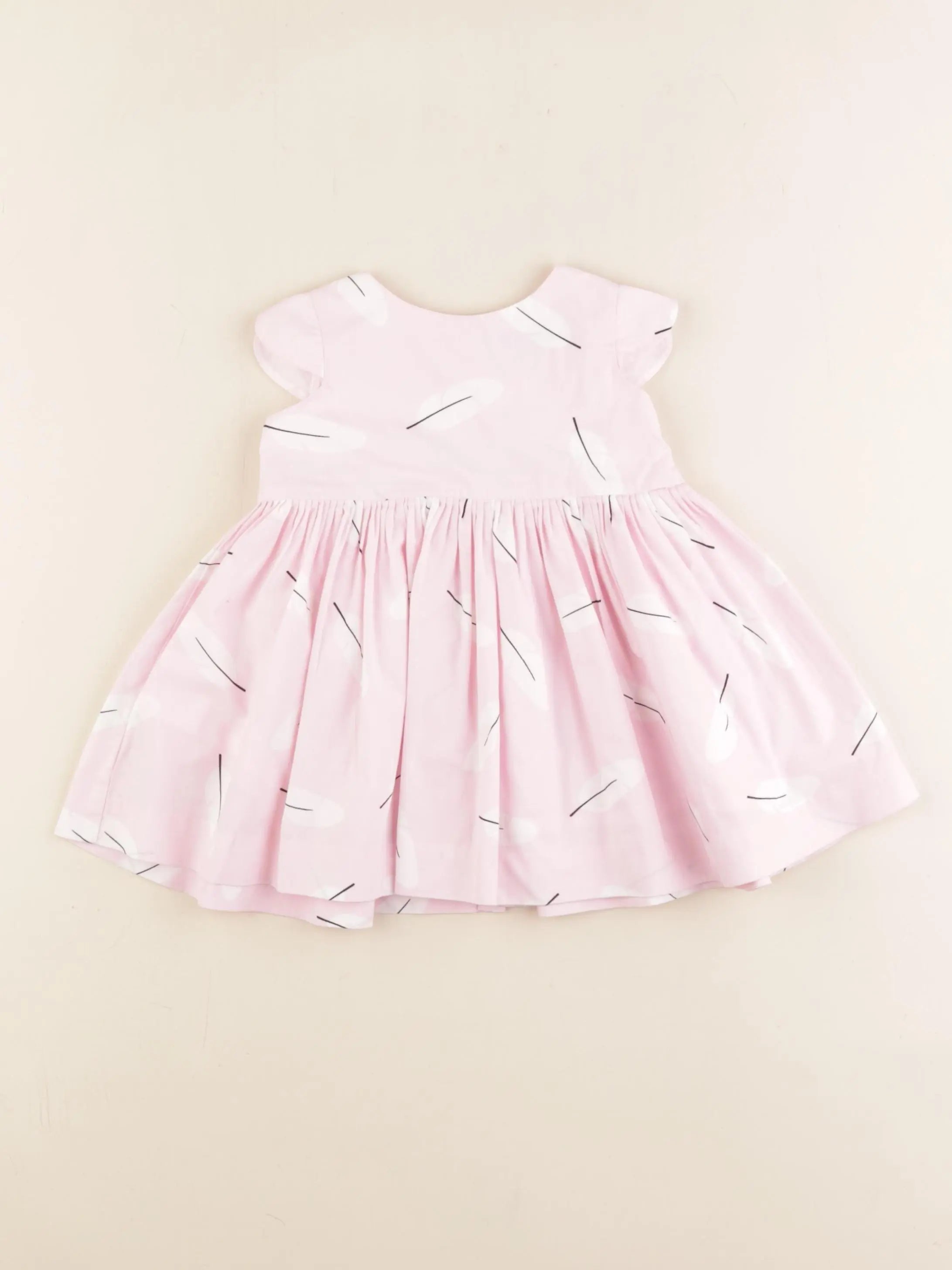 Jacadi - robe rose - 6 mois