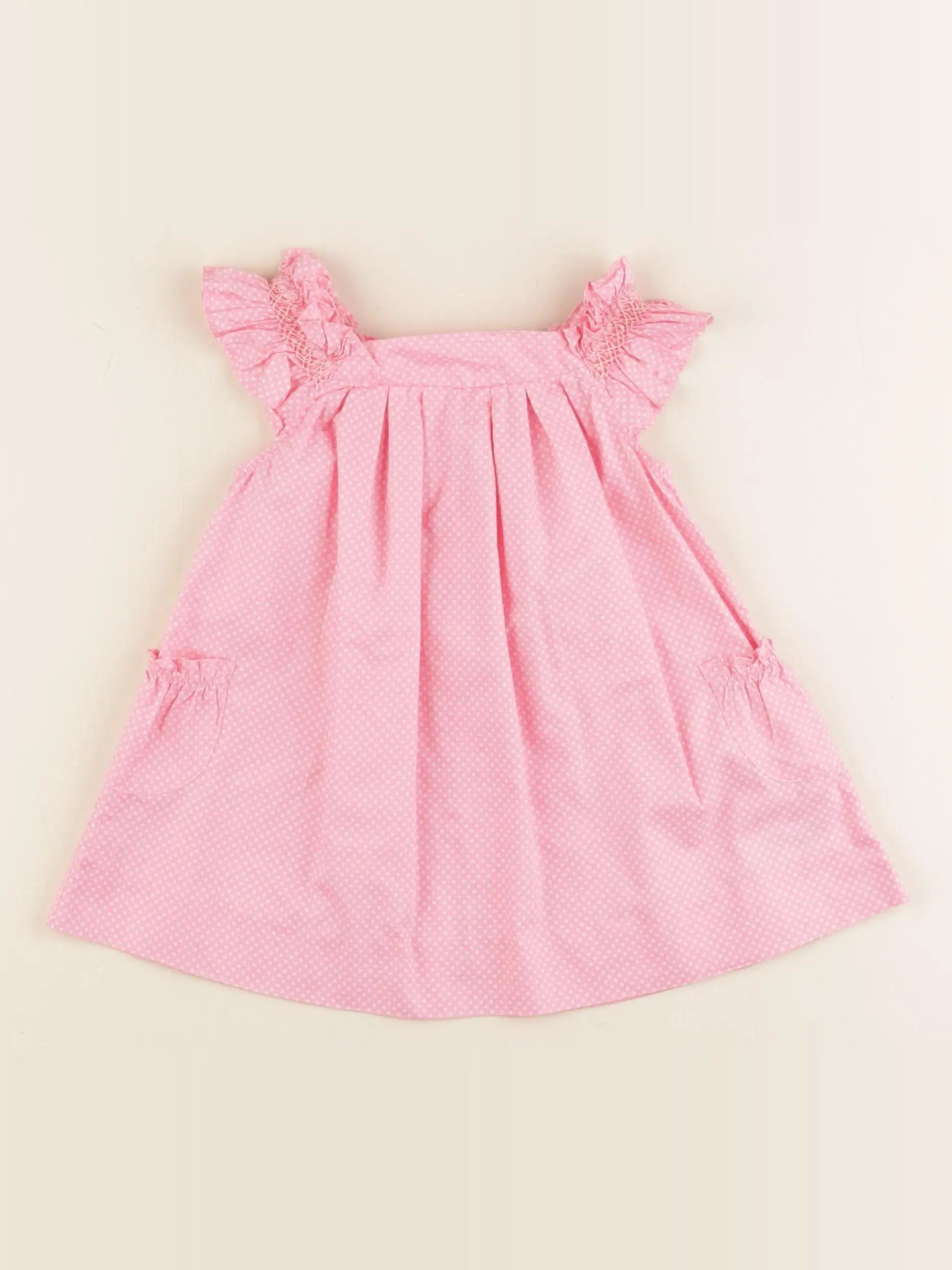 Jacadi - robe rose - 6 mois