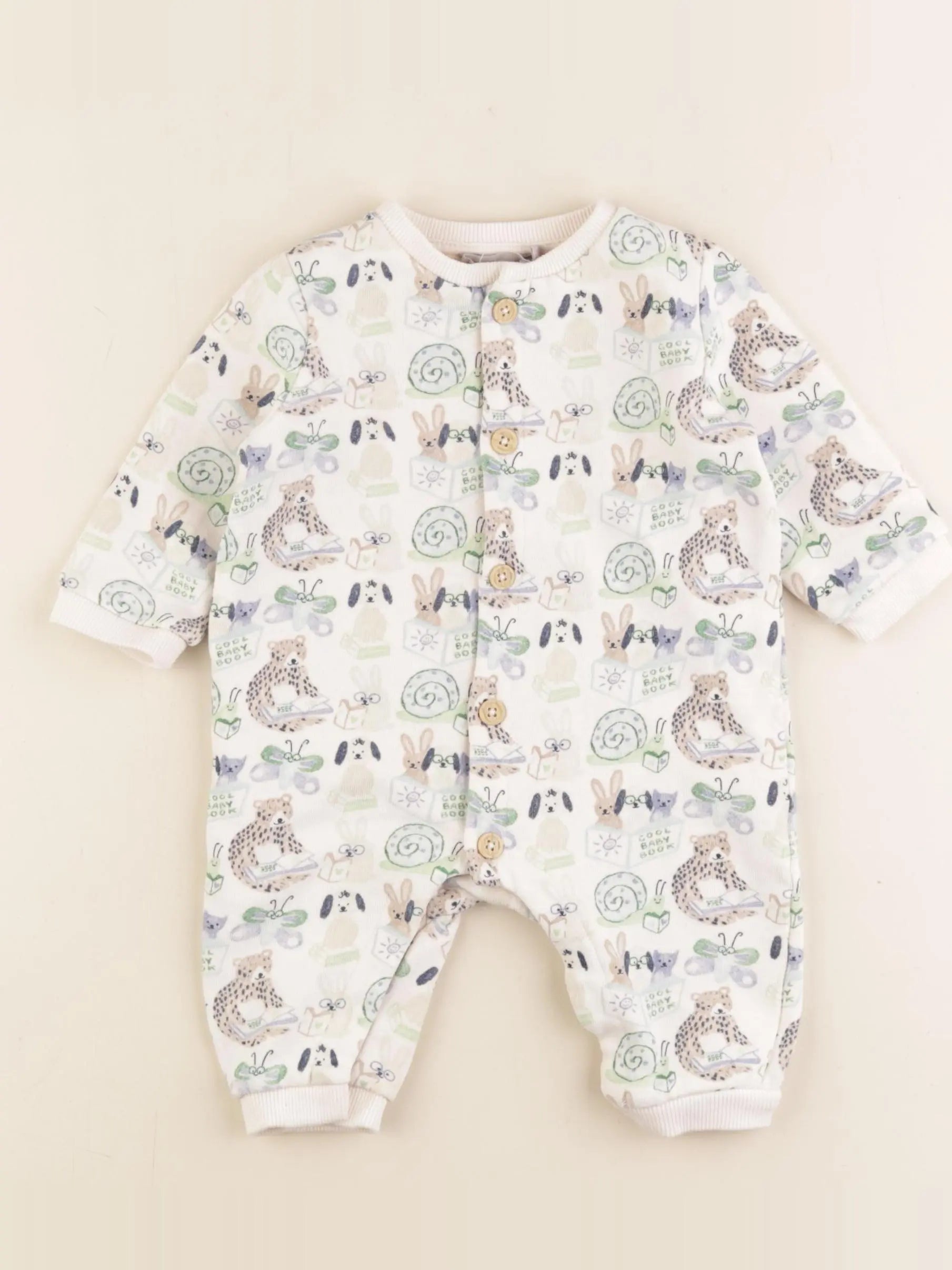 Boutchou - combinaison beige - 6 mois