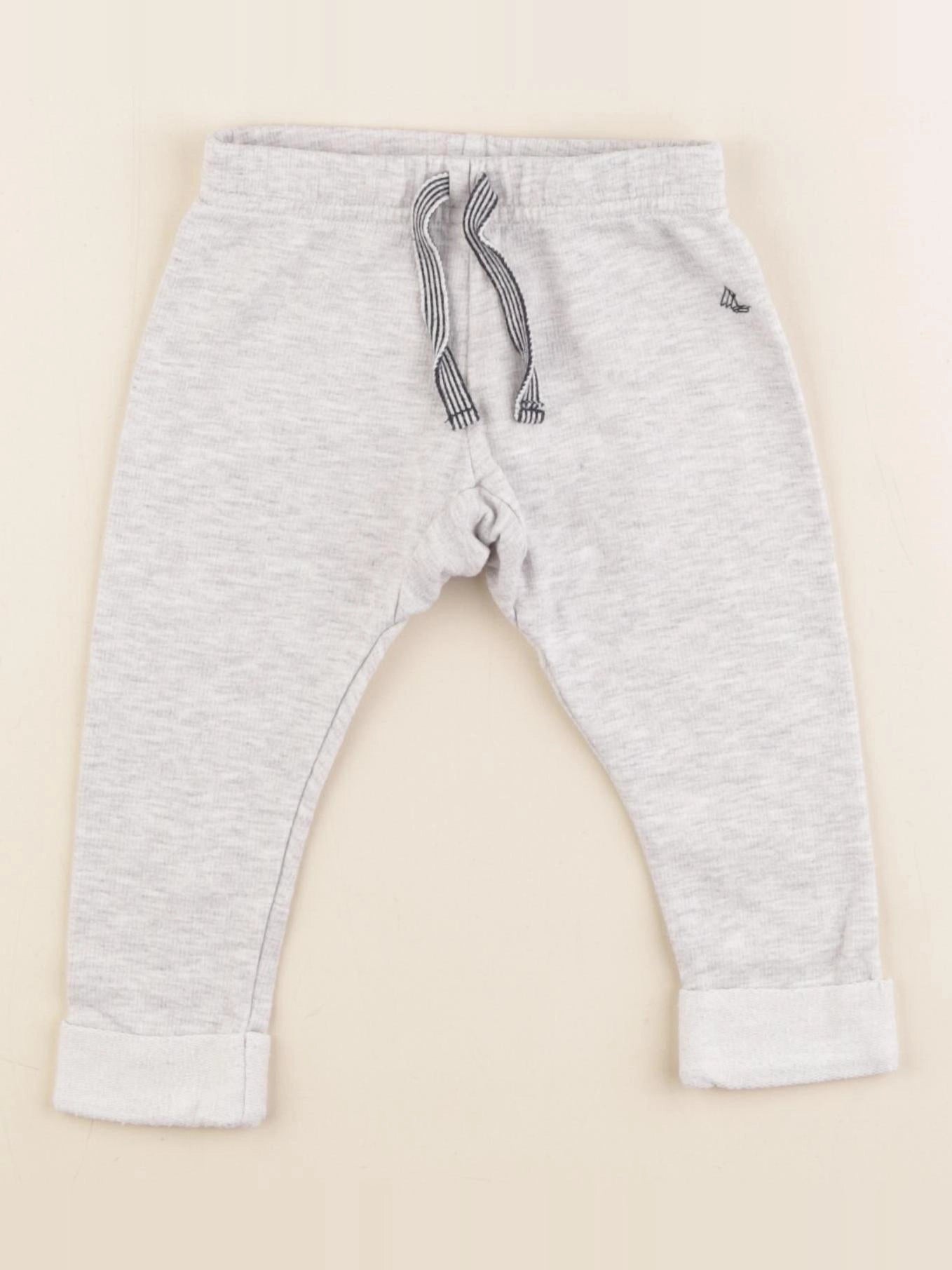 Petit Bateau - jogging gris - 6 mois