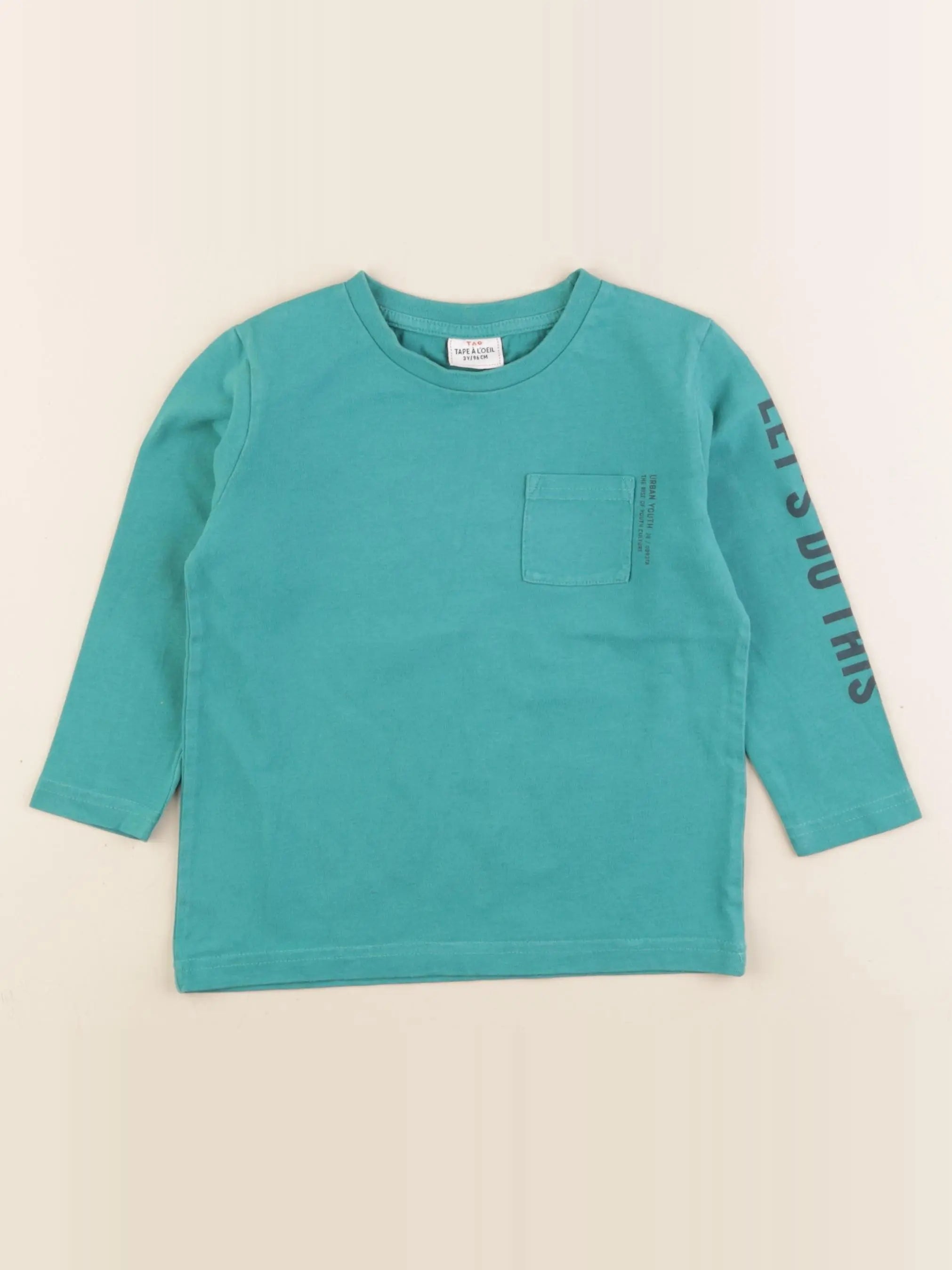Tape à l'oeil - tee-shirt vert - 3 ans