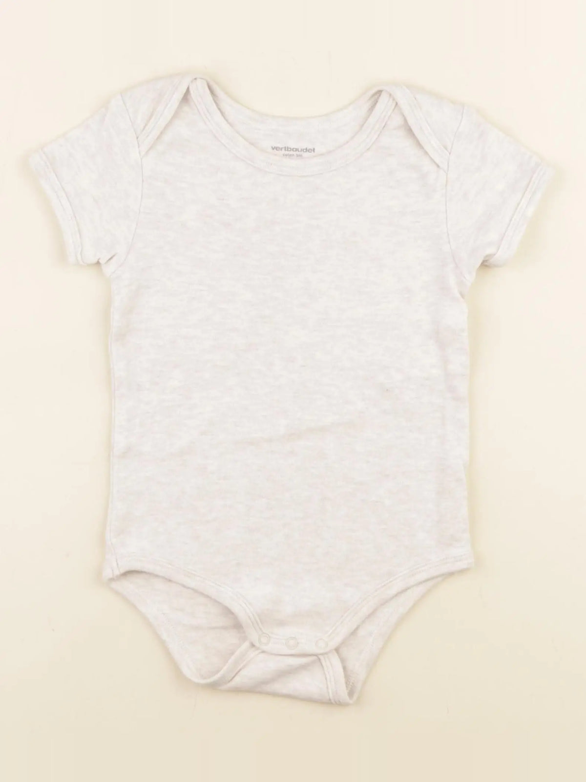 Vertbaudet - body beige - 24 mois