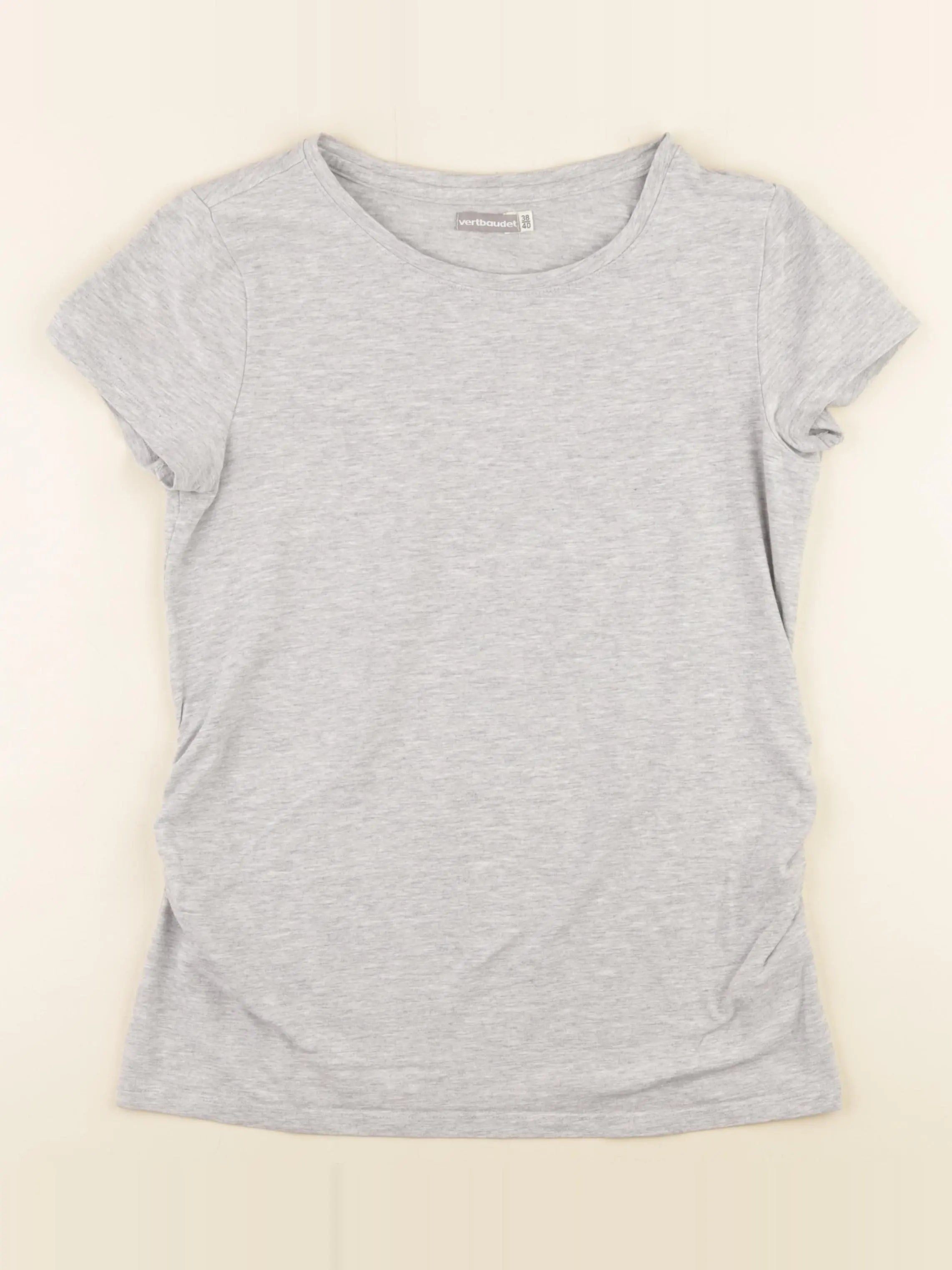Vertbaudet - tee-shirt grossesse gris - 38 à 40