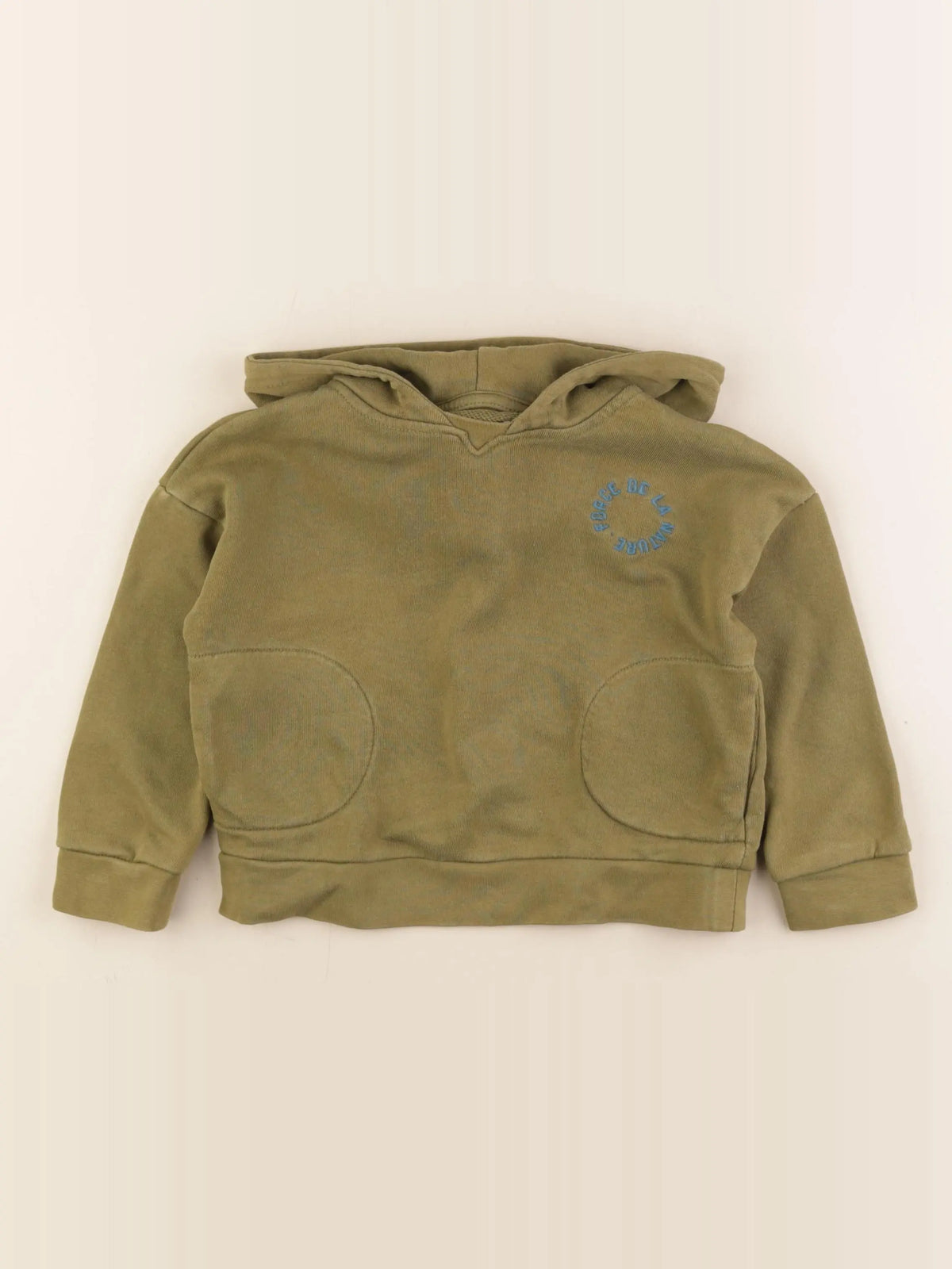 Monoprix - sweat vert - 3 ans