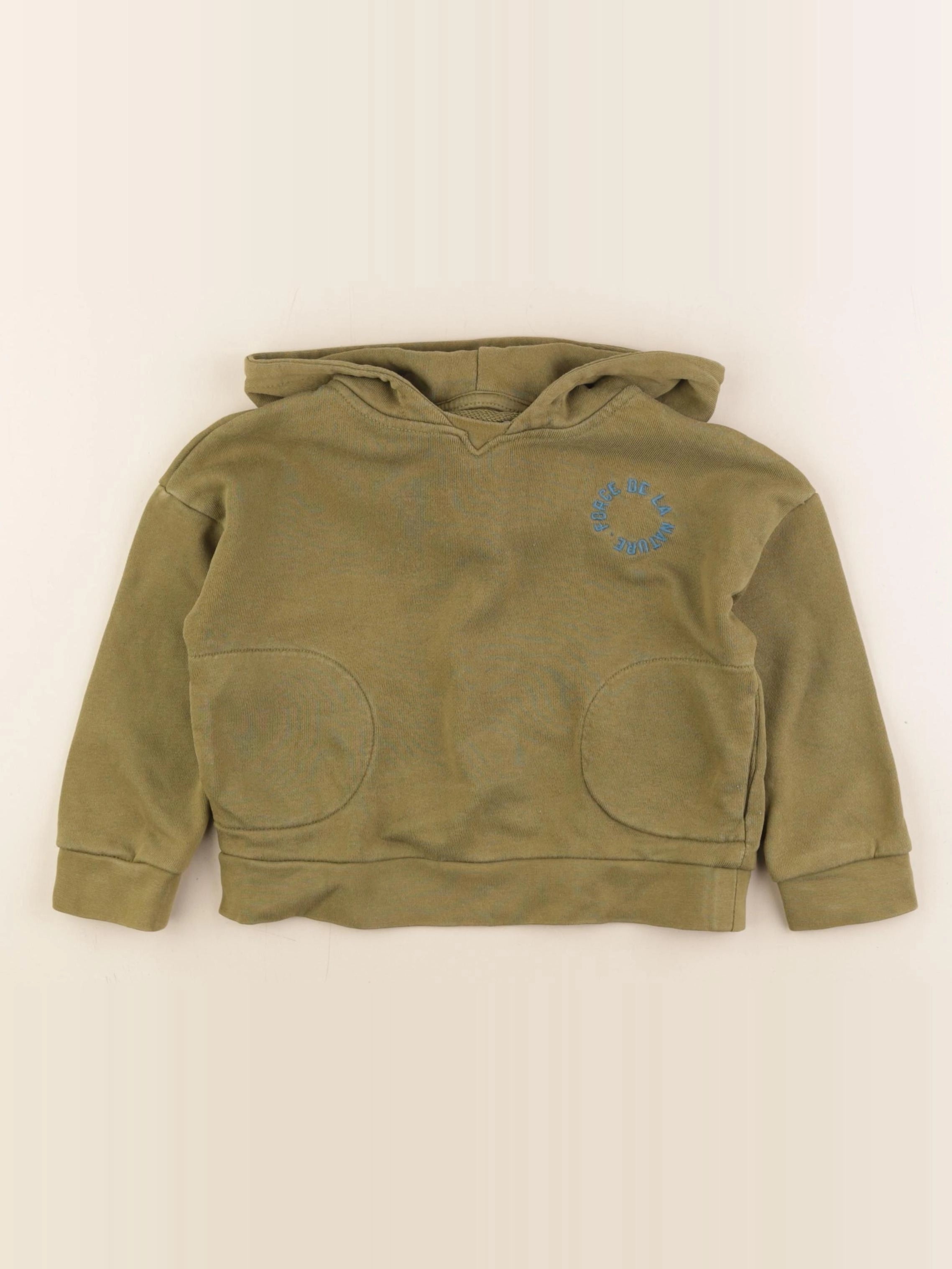 Monoprix - sweat vert - 3 ans