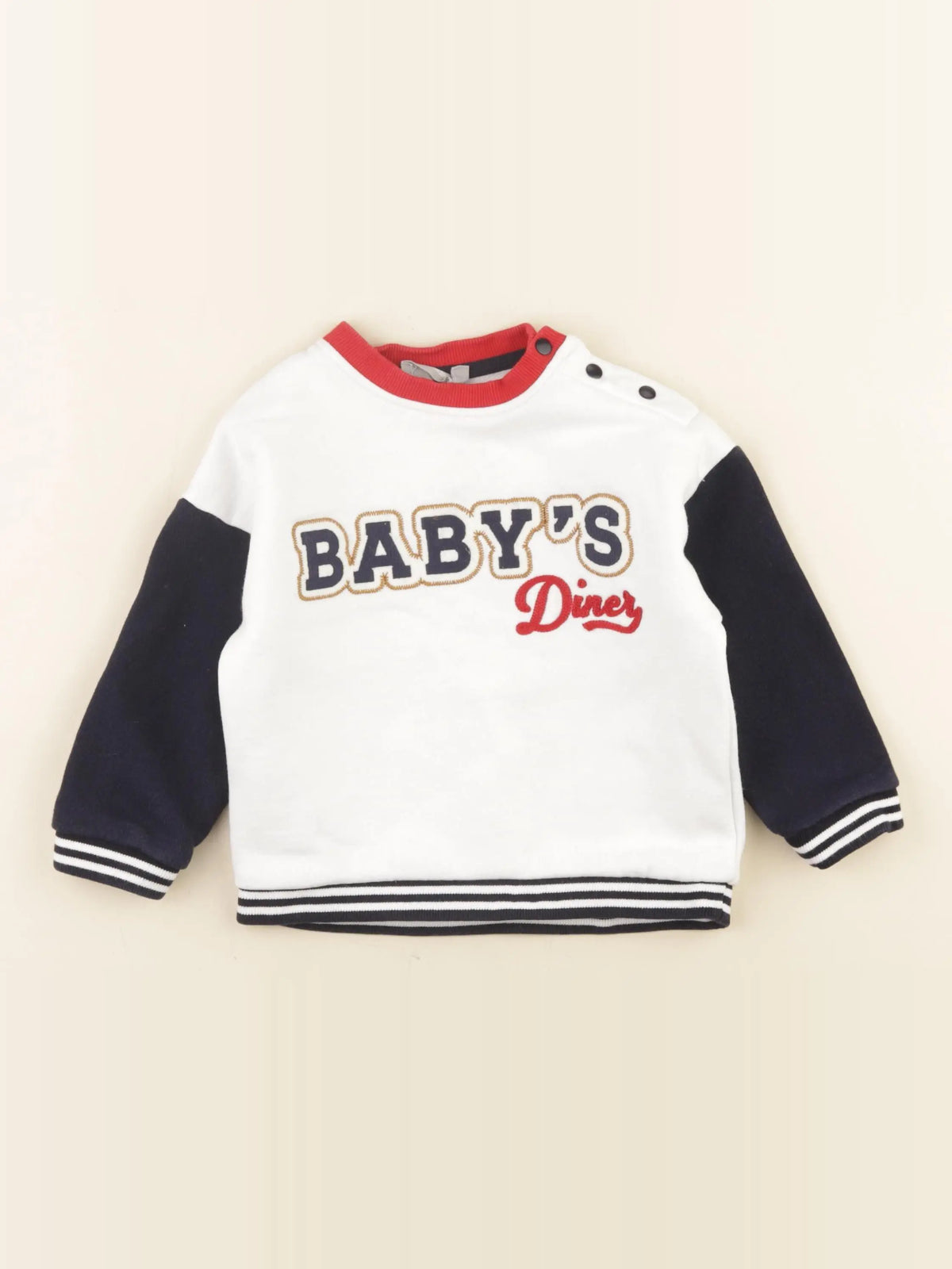 Boutchou - sweat blanc - 36 mois