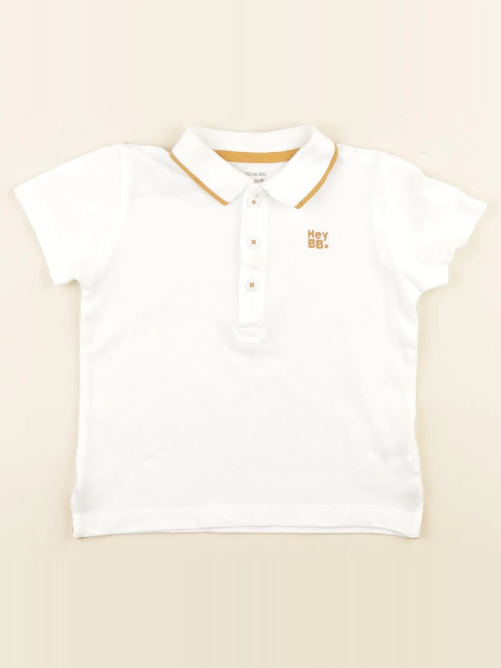 Boutchou - polo blanc - 24 mois