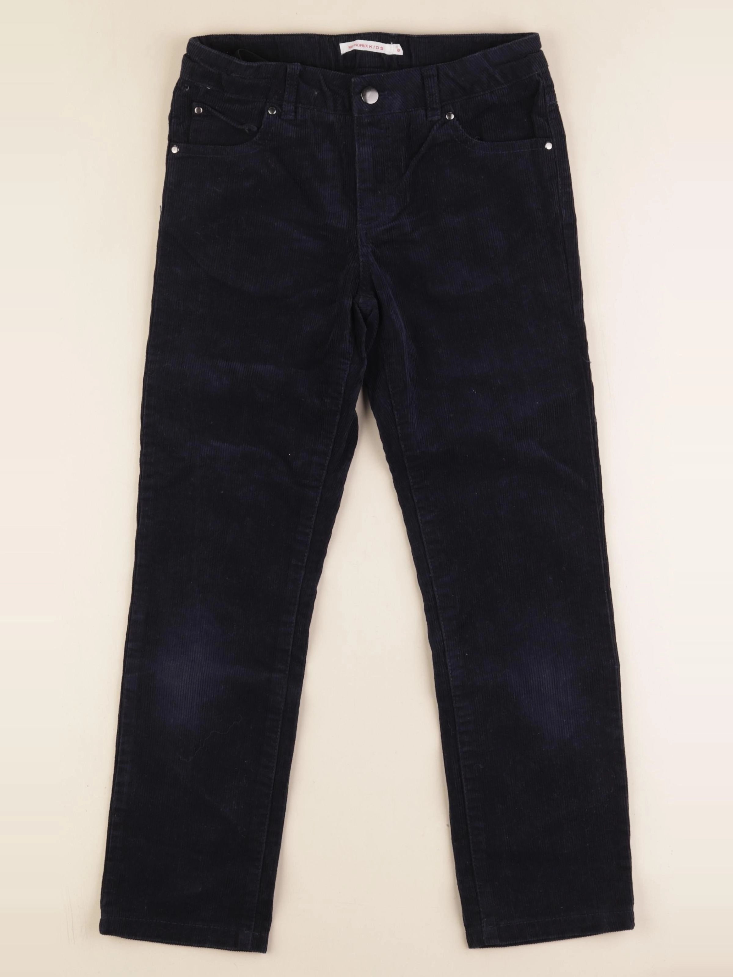 Monoprix - pantalon bleu - 8 ans