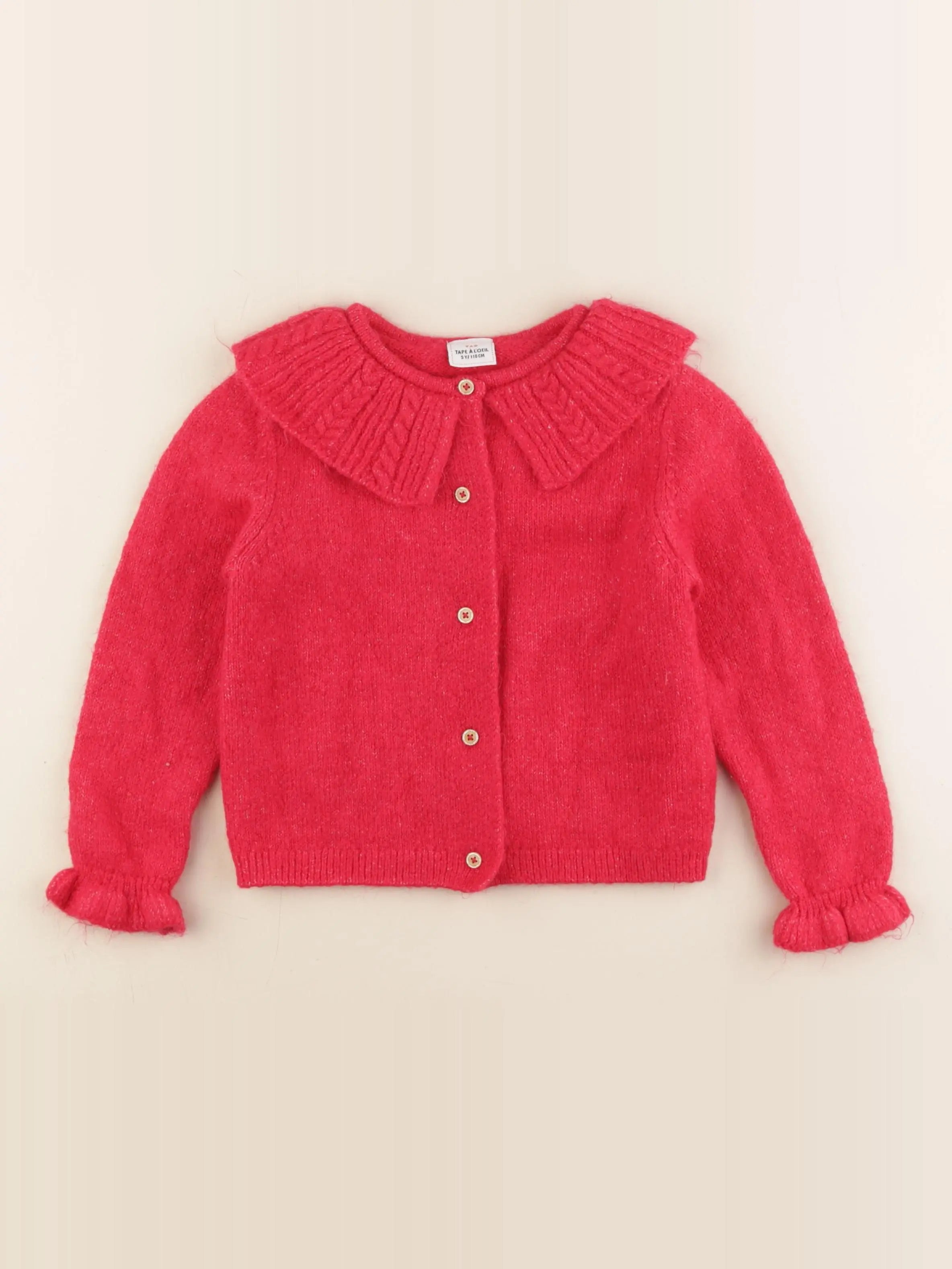 Tape à l'oeil - gilet rose - 5 ans