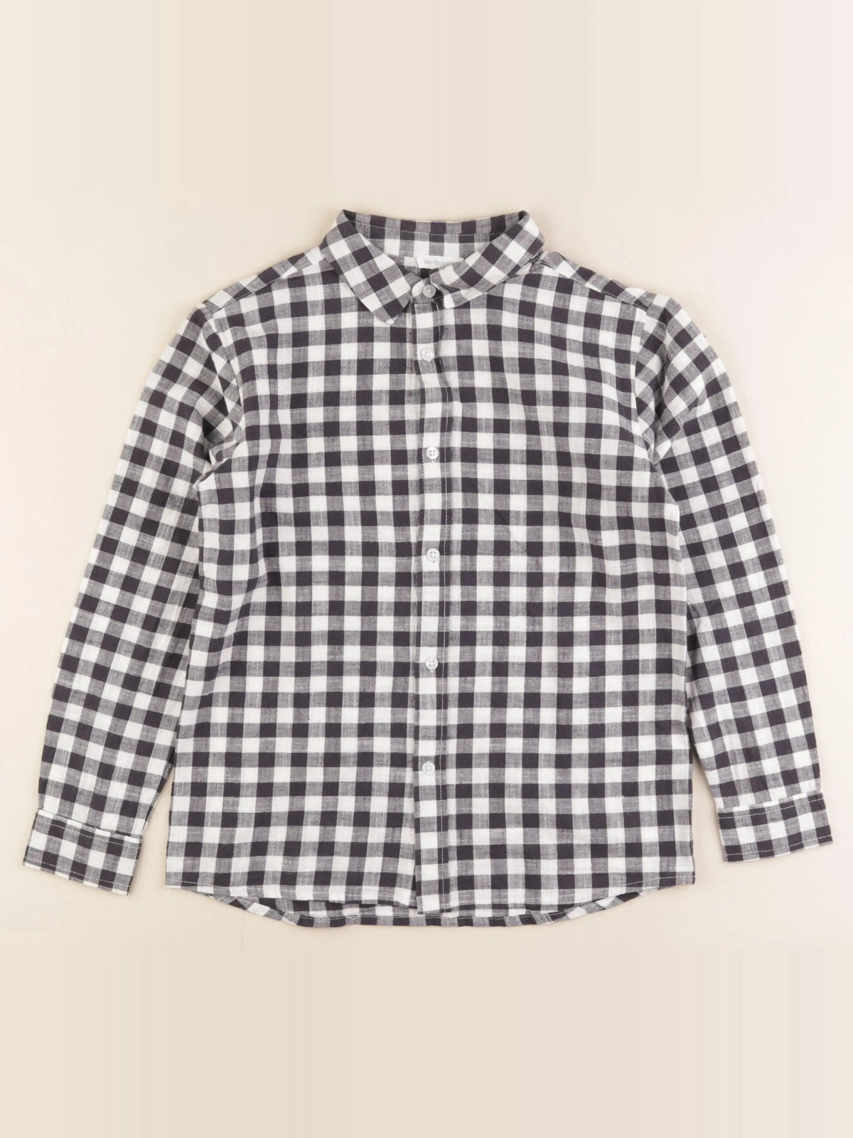 Vertbaudet - chemise noir - 10 ans