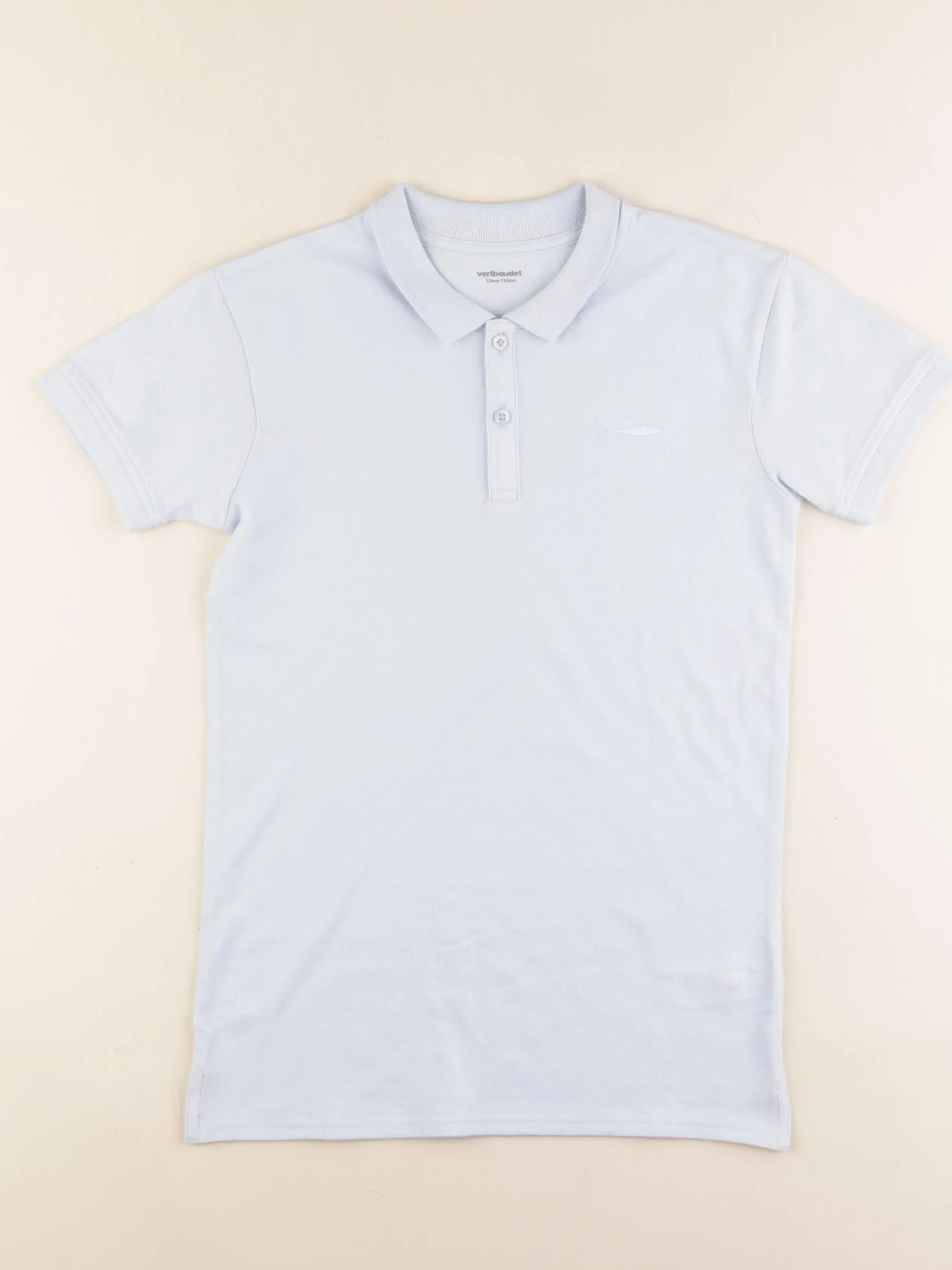 Vertbaudet - polo bleu - 12 ans