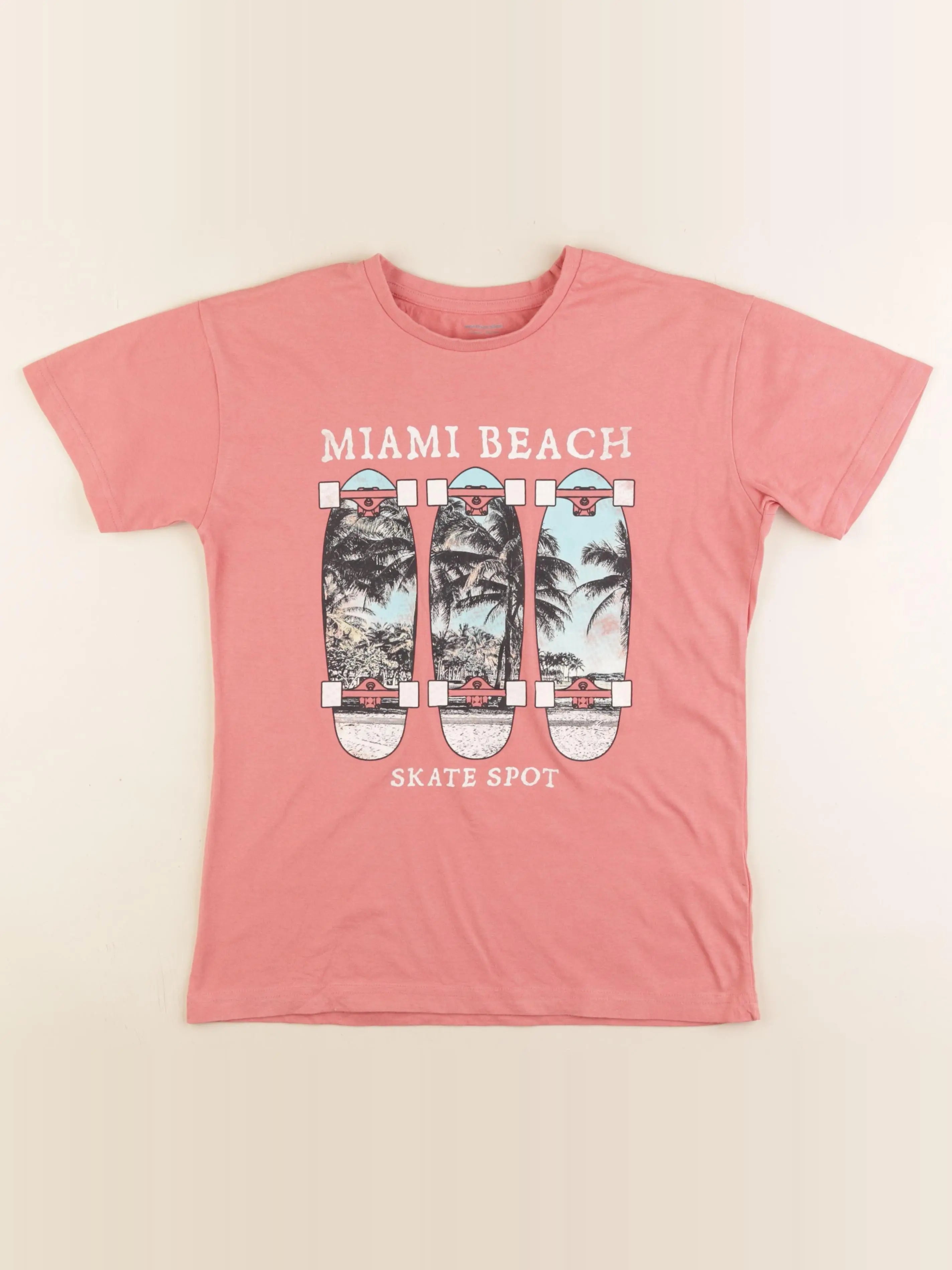 Vertbaudet - tee-shirt rose - 12 ans