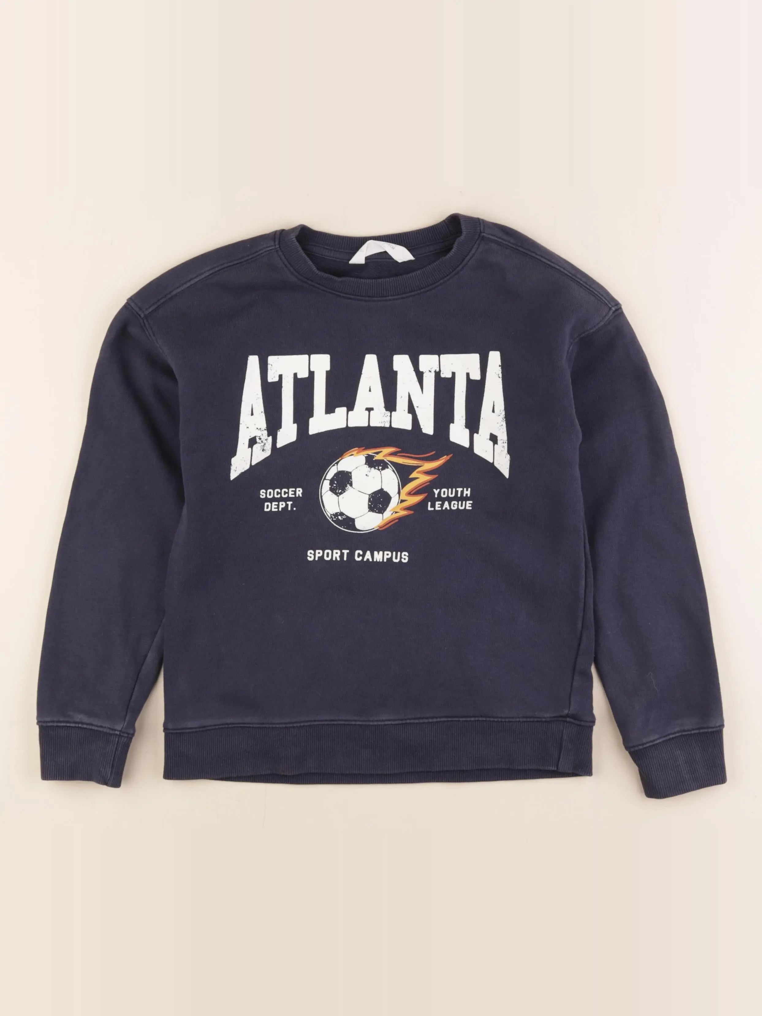 Mango - sweat bleu - 7/8 ans