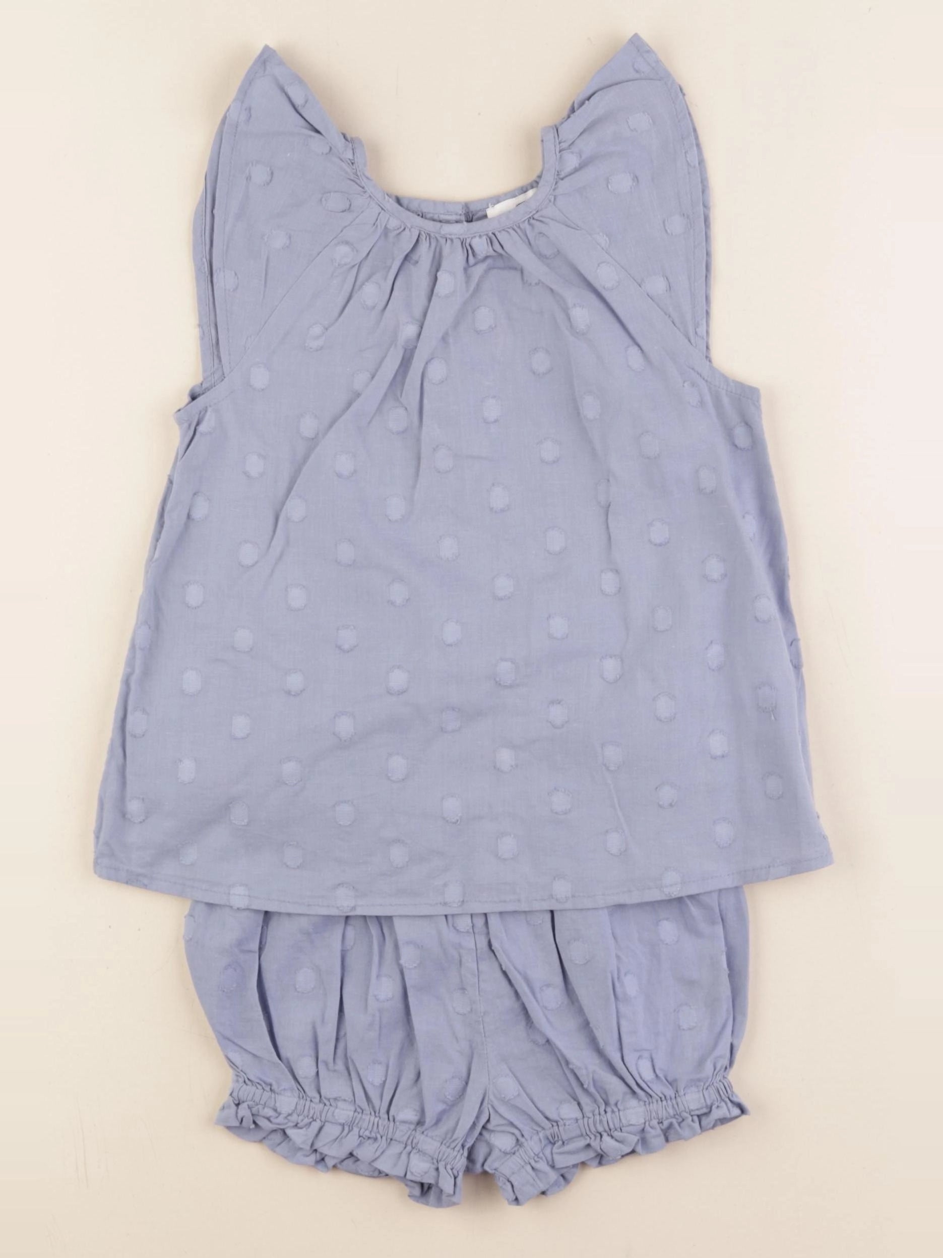La Redoute - pyjama coton bleu - 3 ans
