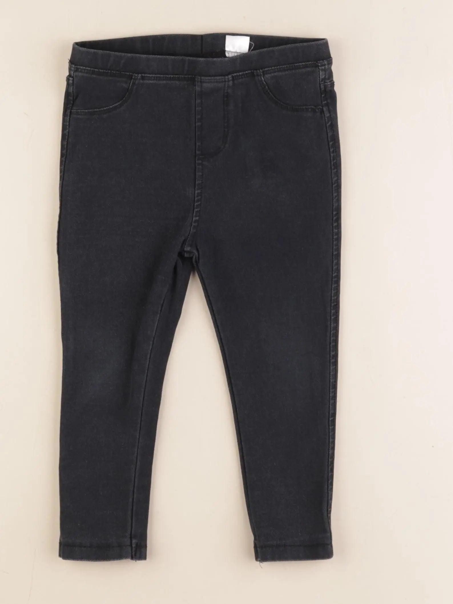 Zara - jegging noir - 18/24 mois