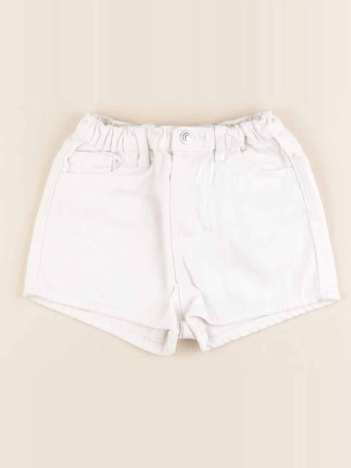 Zara - short blanc - 18/24 mois