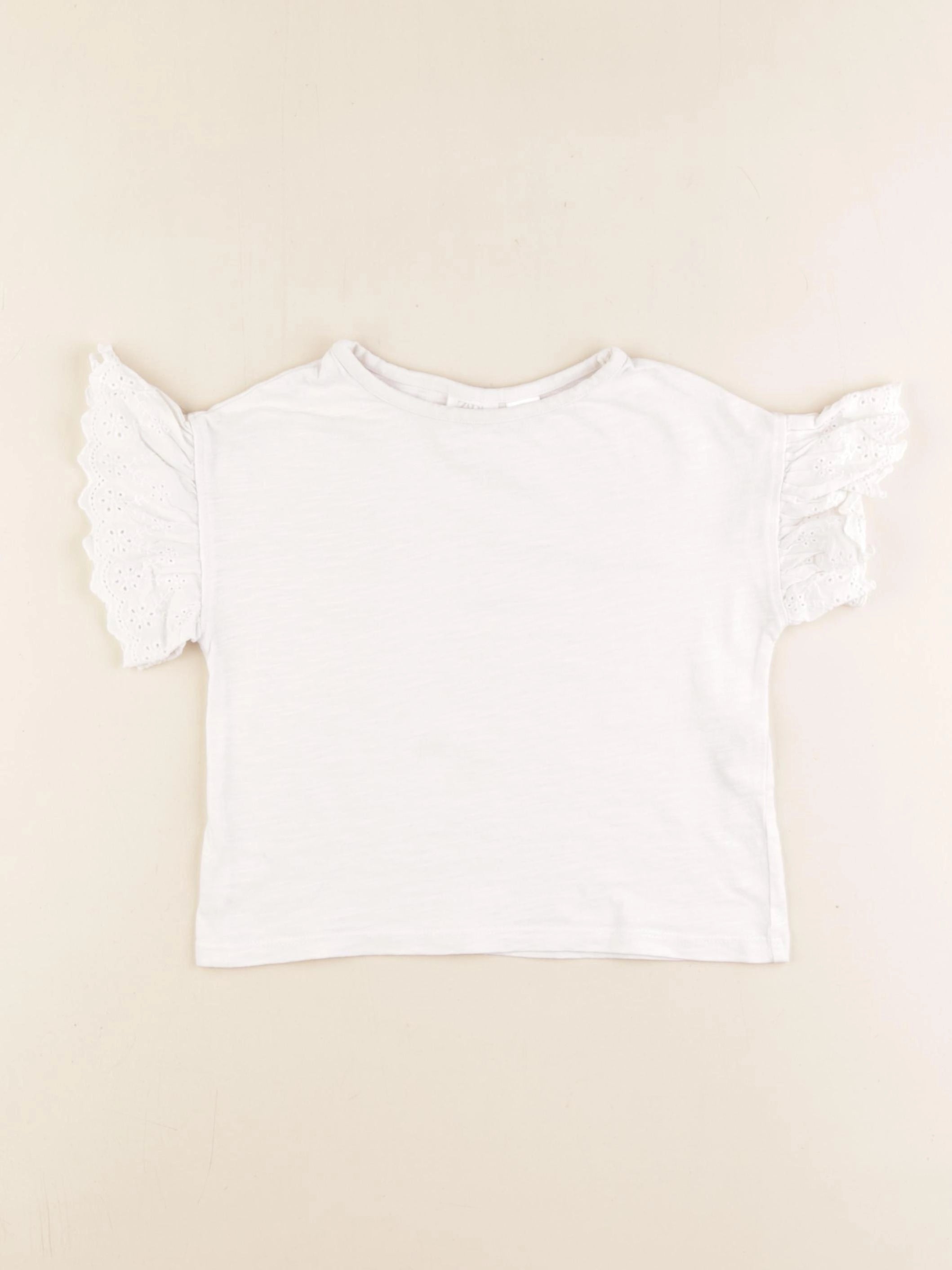 Zara - tee-shirt blanc - 18/24 mois