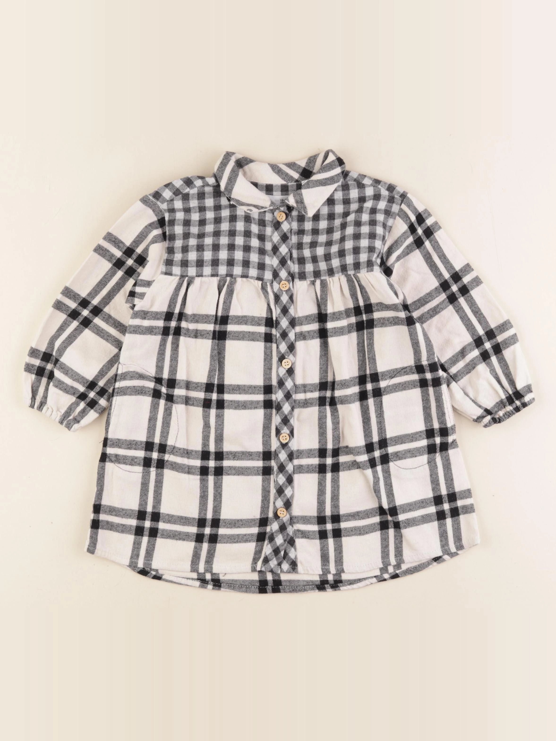 Zara - robe noir - 18/24 mois