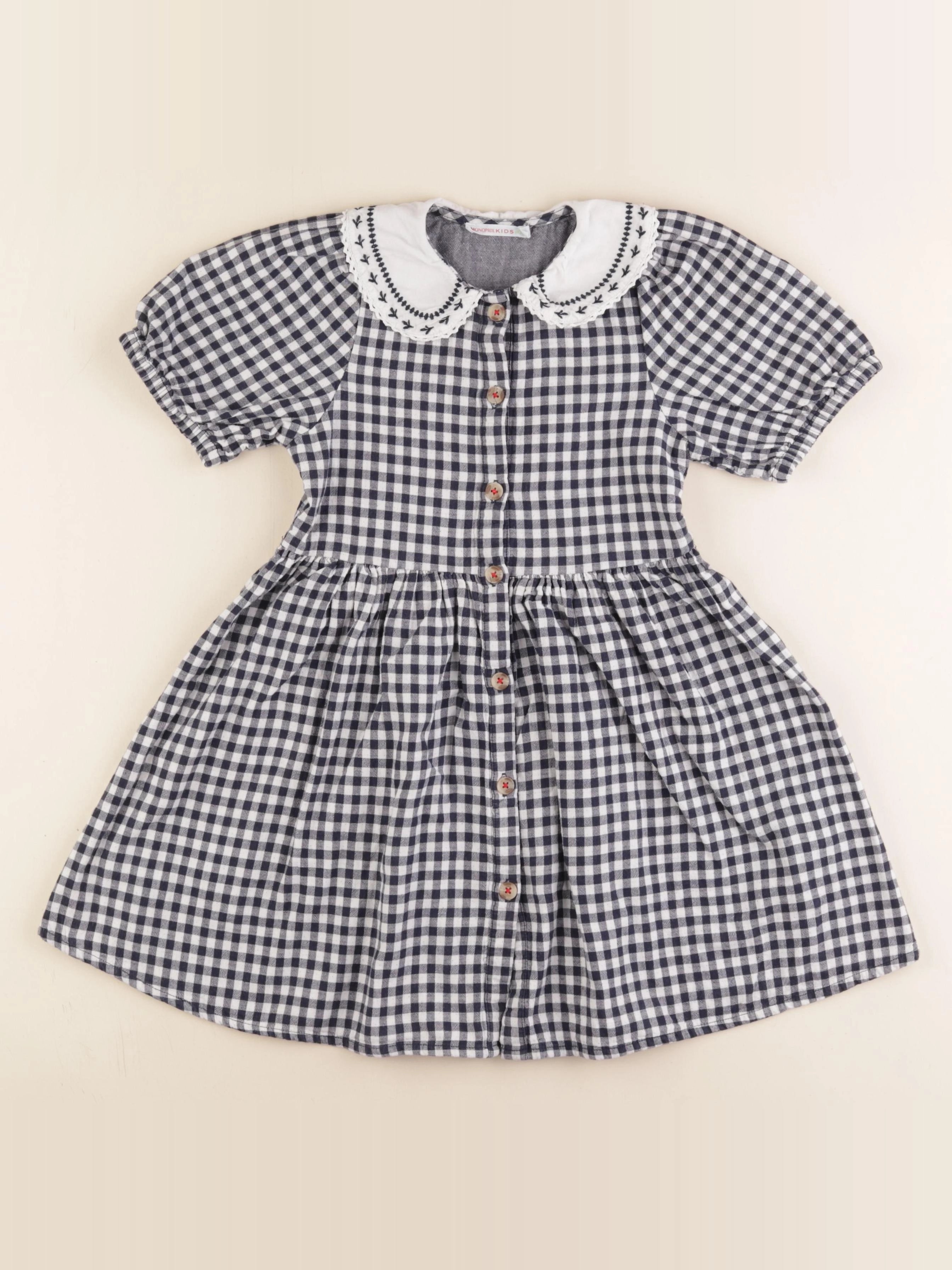 Monoprix - robe bleu - 5 ans