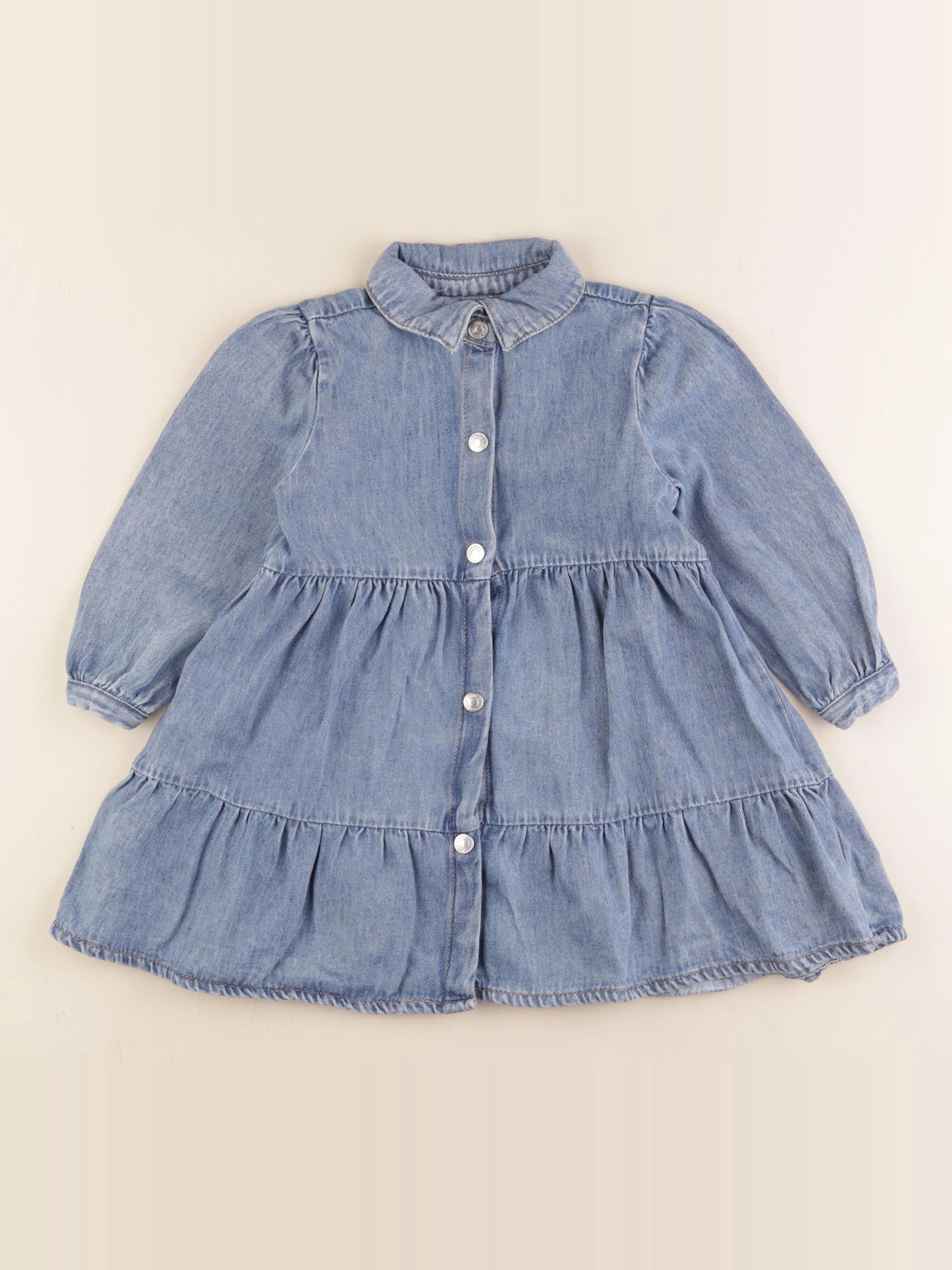 Zara - robe bleu - 18/24 mois